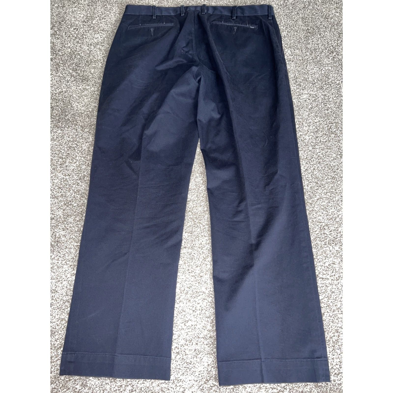 Polo Ralph Lauren VINTAGE Polo Ralph Lauren Men's Chino Pants Regular Fit Size 36 Navy Blue Stretch Size US M / EU 48-50 / 2 - 4 Thumbnail