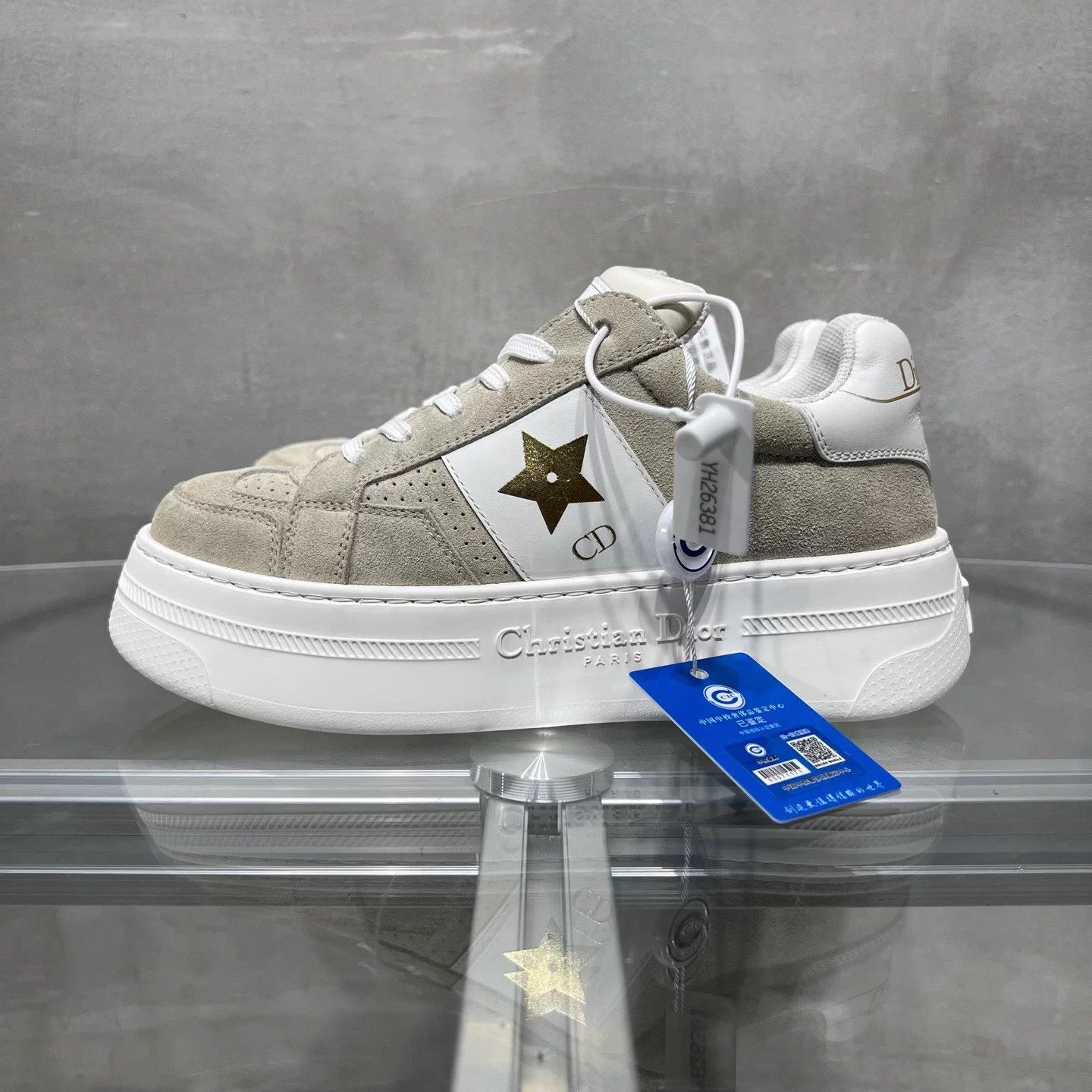 Dior Dior Star Pentagram Platform Cracker 35 YH26381 Size US 4.5 / IT 34.5 - 3 Thumbnail