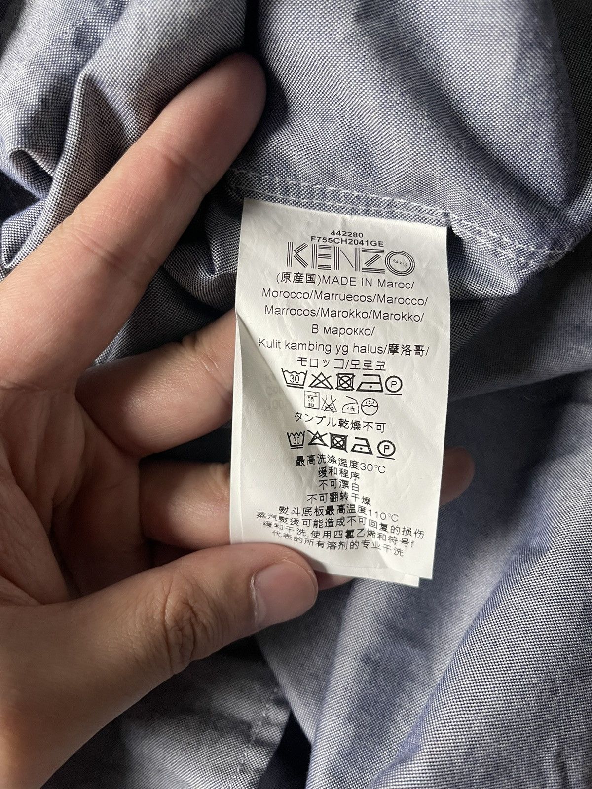 Kenzo Kenzo Button Down Small Eye Shirts Size US M / EU 48-50 / 2 - 4 Thumbnail