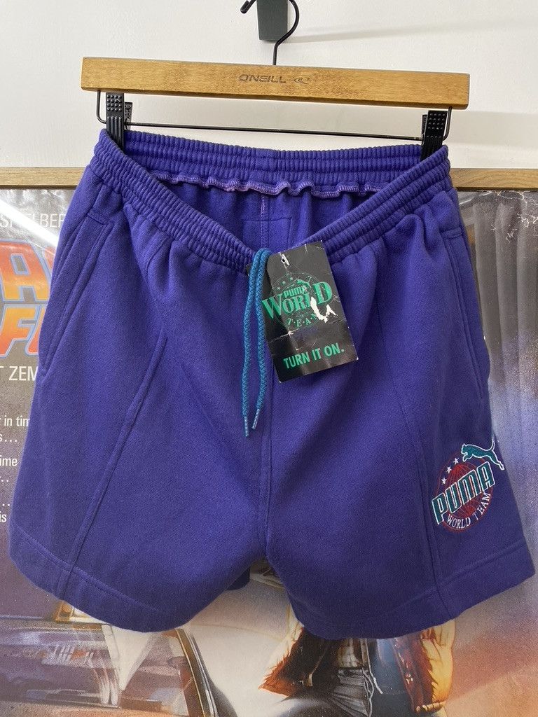 Puma Deadstock 90s Vintage Puma World Team Shorts Size US 28 / EU 44 - 1 Thumbnail