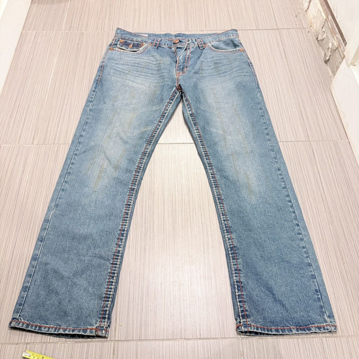 True Religion Vintage Y2K True Religion Ricky Super T Jeans 40x33 Size US 40 / EU 56 - 4 Thumbnail