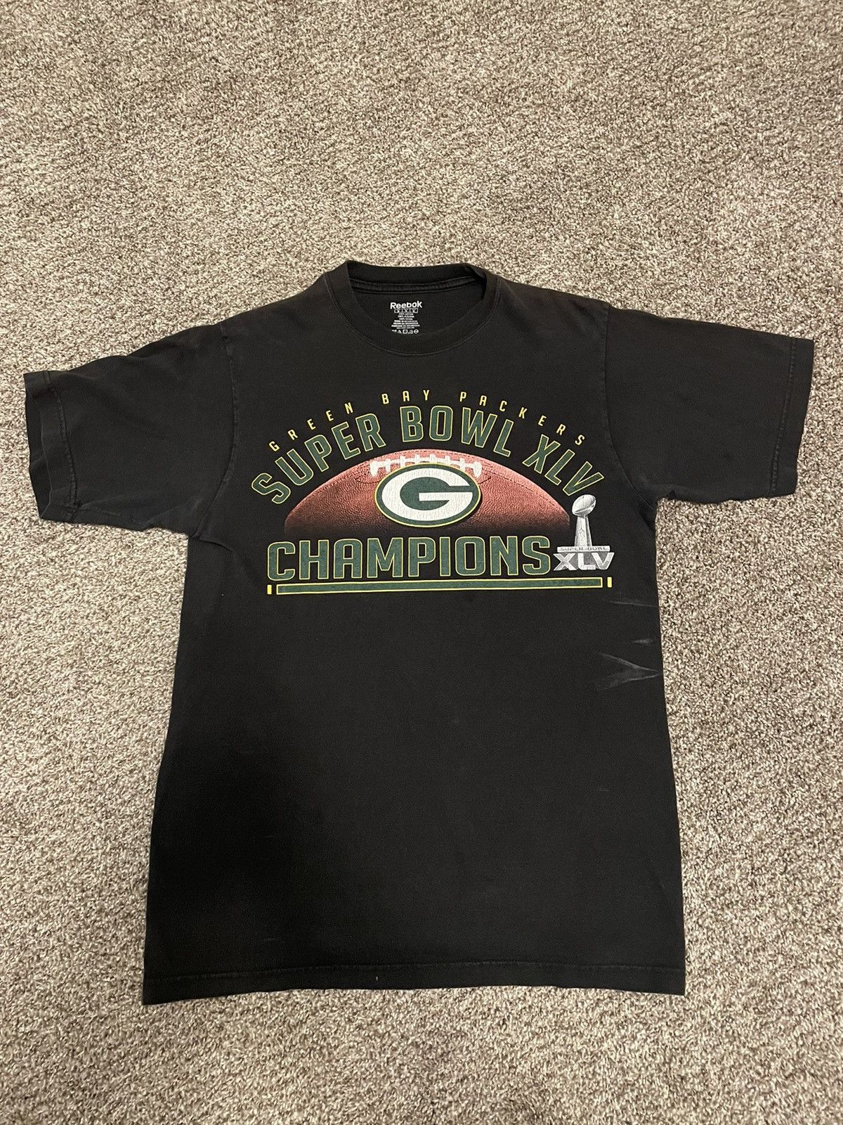 NFL × Reebok 2011 Green Bay packers Super Bowl shirt Size US M / EU 48-50 / 2 - 2 Thumbnail