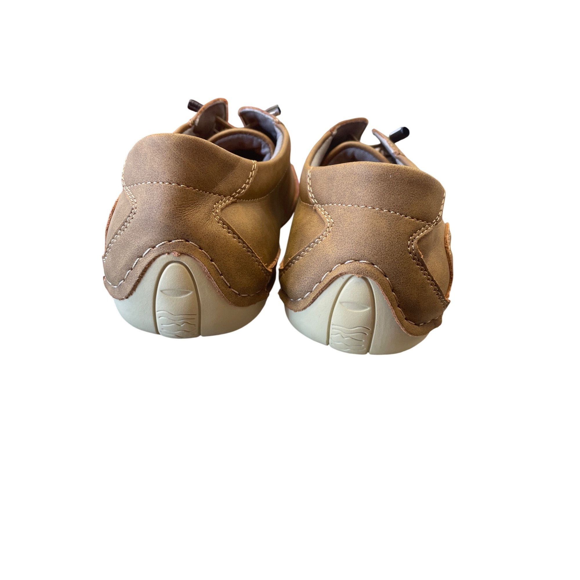 Other Salkin USA Mens Brown Faux Leather Casual Shoes Size 44/10 S Size US 10 / EU 43 - 10 Thumbnail