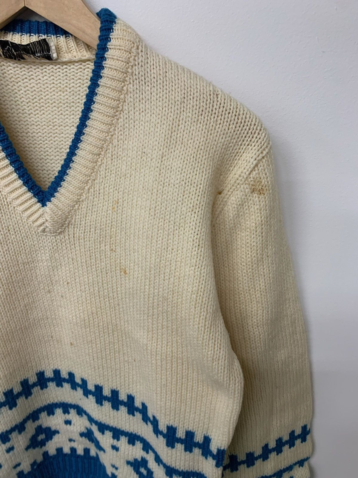 Vintage Vintage Garden Fence Knit Sweater Size US S / EU 44-46 / 1 - 1 Thumbnail