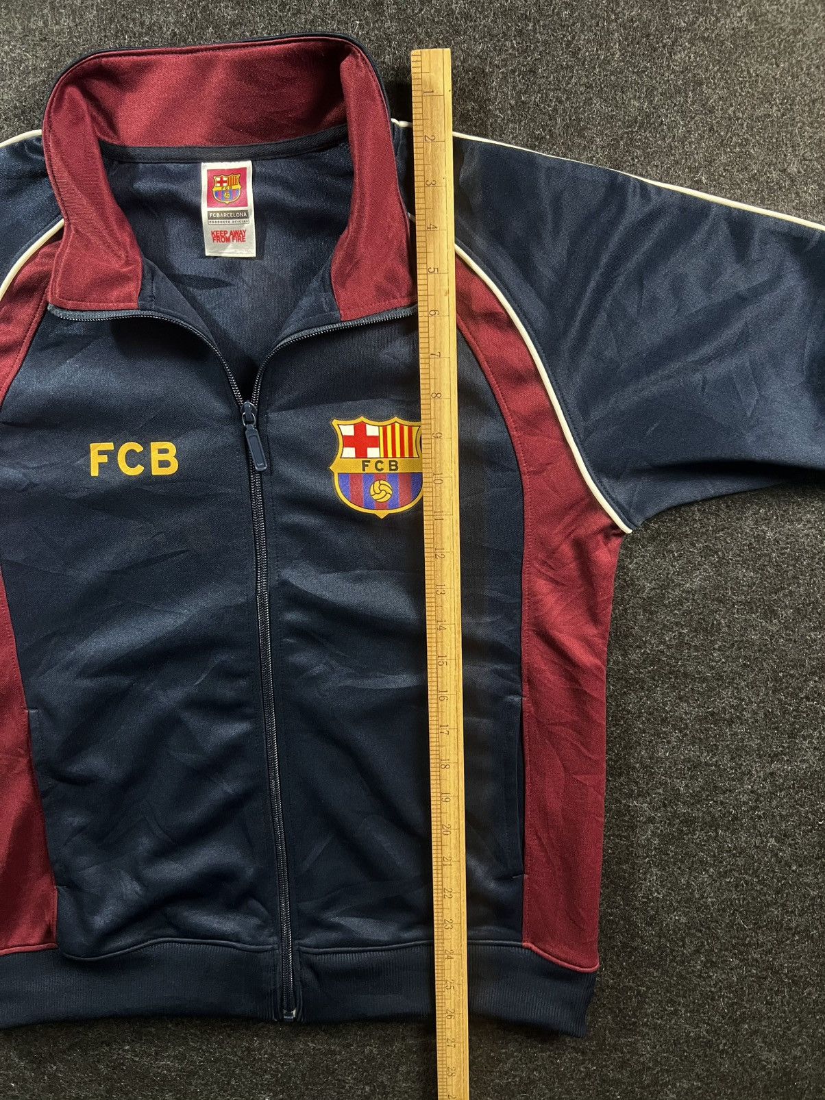 Vintage 90’s FCB Barcelona Football Training Kit Light Jacket Size US M / EU 48-50 / 2 - 8 Thumbnail