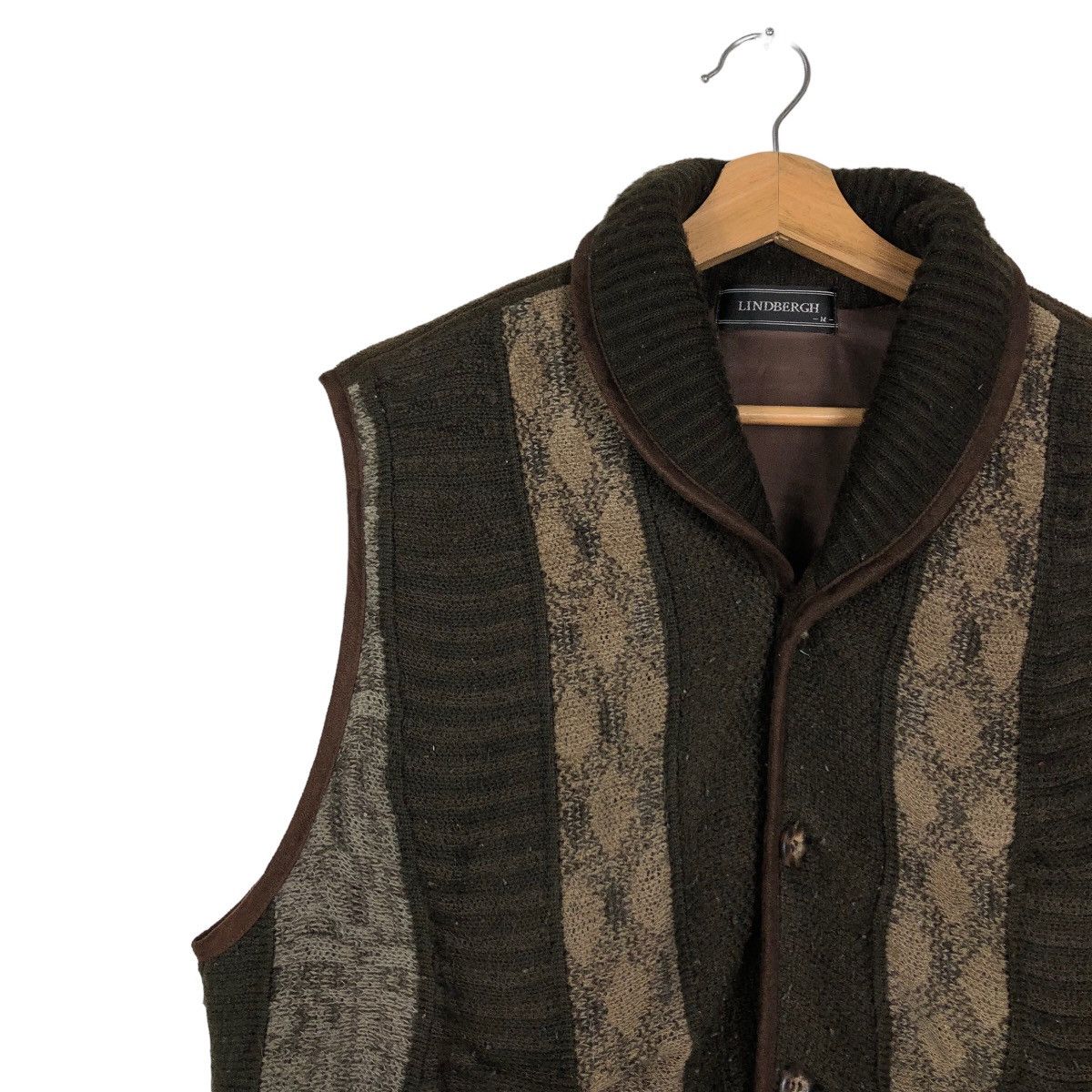 Japanese Brand 🔥90’s Issey Miyake Design Navajo Aztec Wool Vest Lindbergh Size US M / EU 48-50 / 2 - 6 Thumbnail