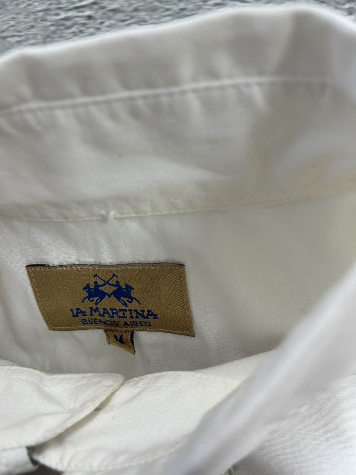 La Martina × Vintage La Martina shirt longsleeve white Chief Keef Polo Spain Size US M / EU 48-50 / 2 - 6 Thumbnail