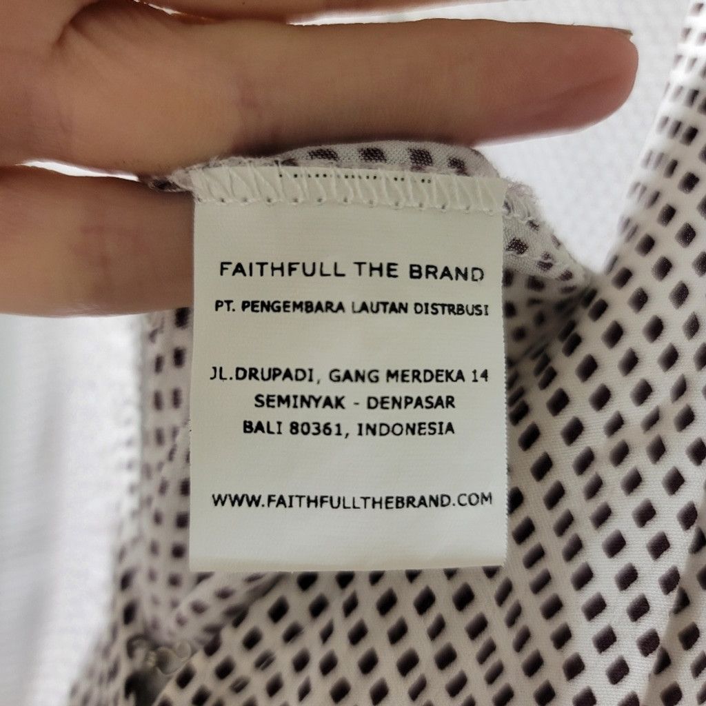 FAITHFULL Faithfull The Brand Fox Romper White & Dark Purple Size 27" / US 4 / IT 40 - 8 Thumbnail