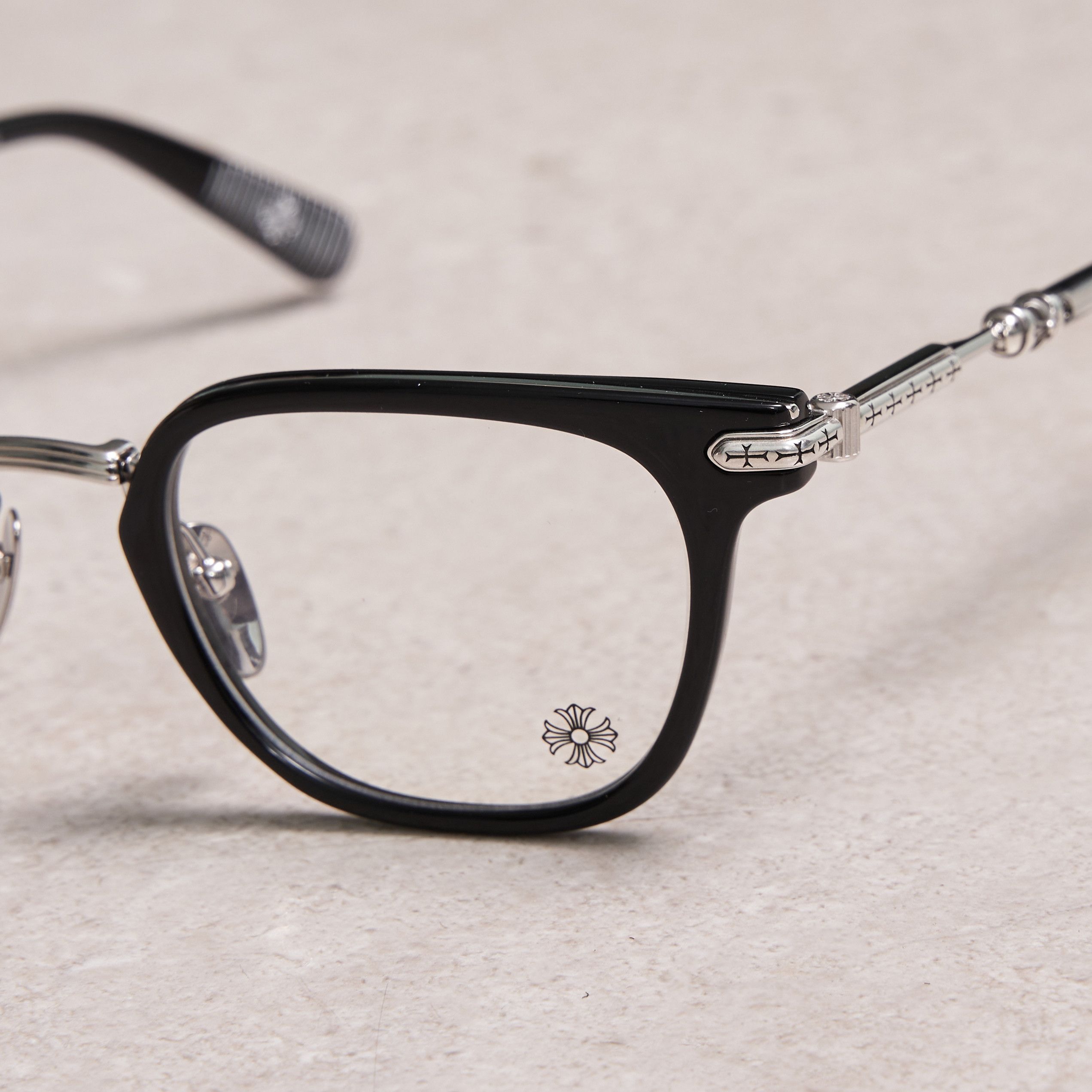 Chrome Hearts CHROME HEARTS TYCOXAGAIN BLACK/SHINY SILVER Size ONE SIZE - 8 Thumbnail