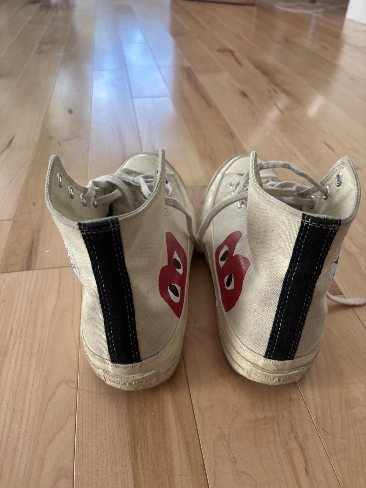 Comme des Garcons PLAY × Converse CDG PLAY x CONVERSE HI-TOP WHITE Size US 9 / EU 42 - 5 Thumbnail