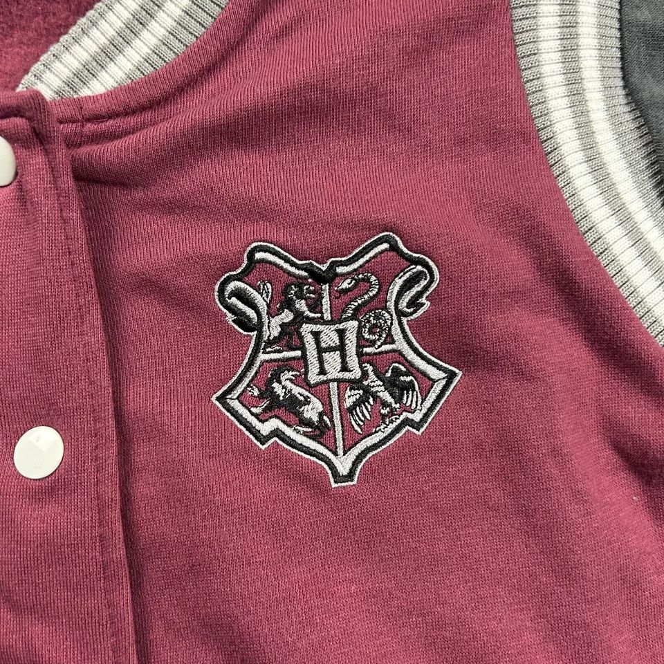 Other Harry Potter Jacket Womens Medium Hogwarts Varsity Graphic Size M / US 6-8 / IT 42-44 - 3 Thumbnail