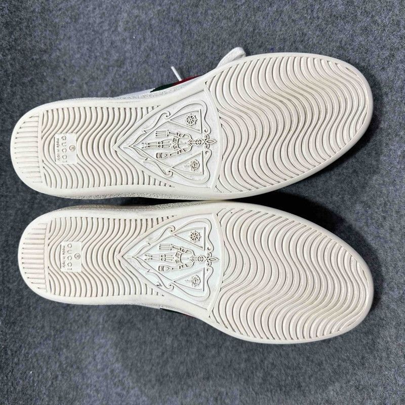 Gucci Gucci Ace Leather Fashion Sneakers for Men Size US 8 / EU 41 - 3 Thumbnail