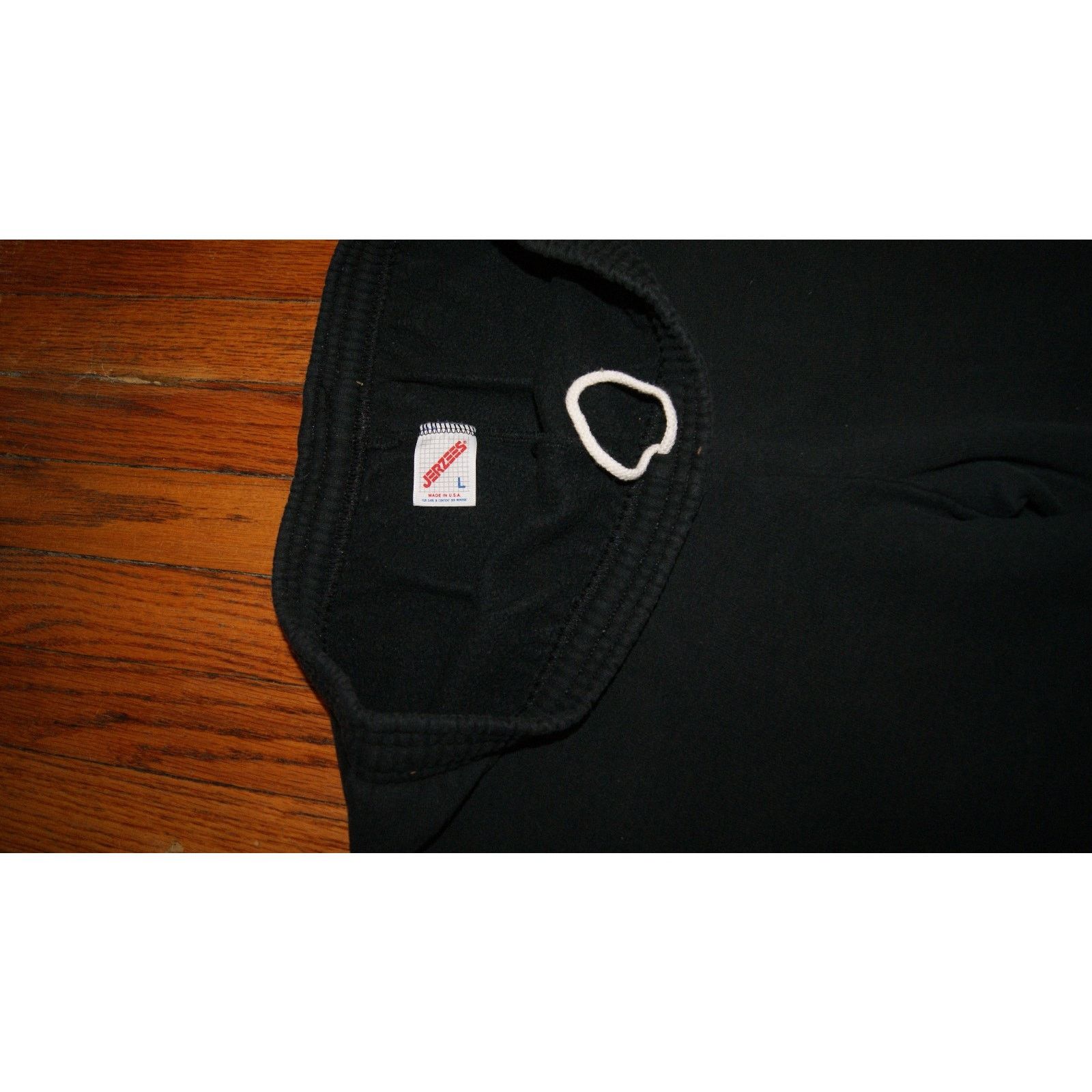 Jerzees VTG Jerzees Sweatpants Mens L Black Drawstring Jogger USA 90 Size US 32 / EU 48 - 3 Thumbnail