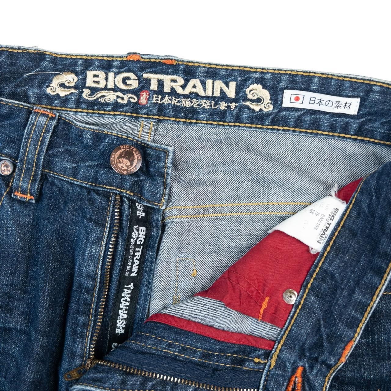 Other Vintage Big Train Japanese Embroidered Denim Jeans Size W31 Size 31" - 7 Thumbnail