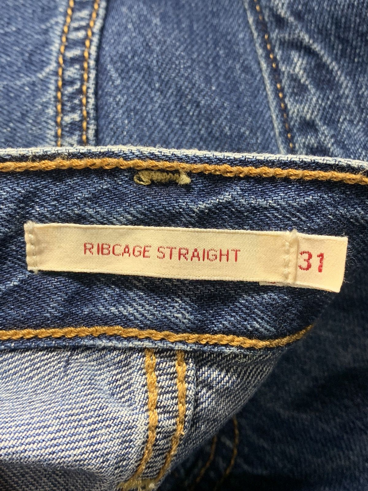 Japanese Brand × Levi's × Vintage Levi’s Premium Ribcage Straight Jeans 31x29 Size US 31 - 8 Thumbnail