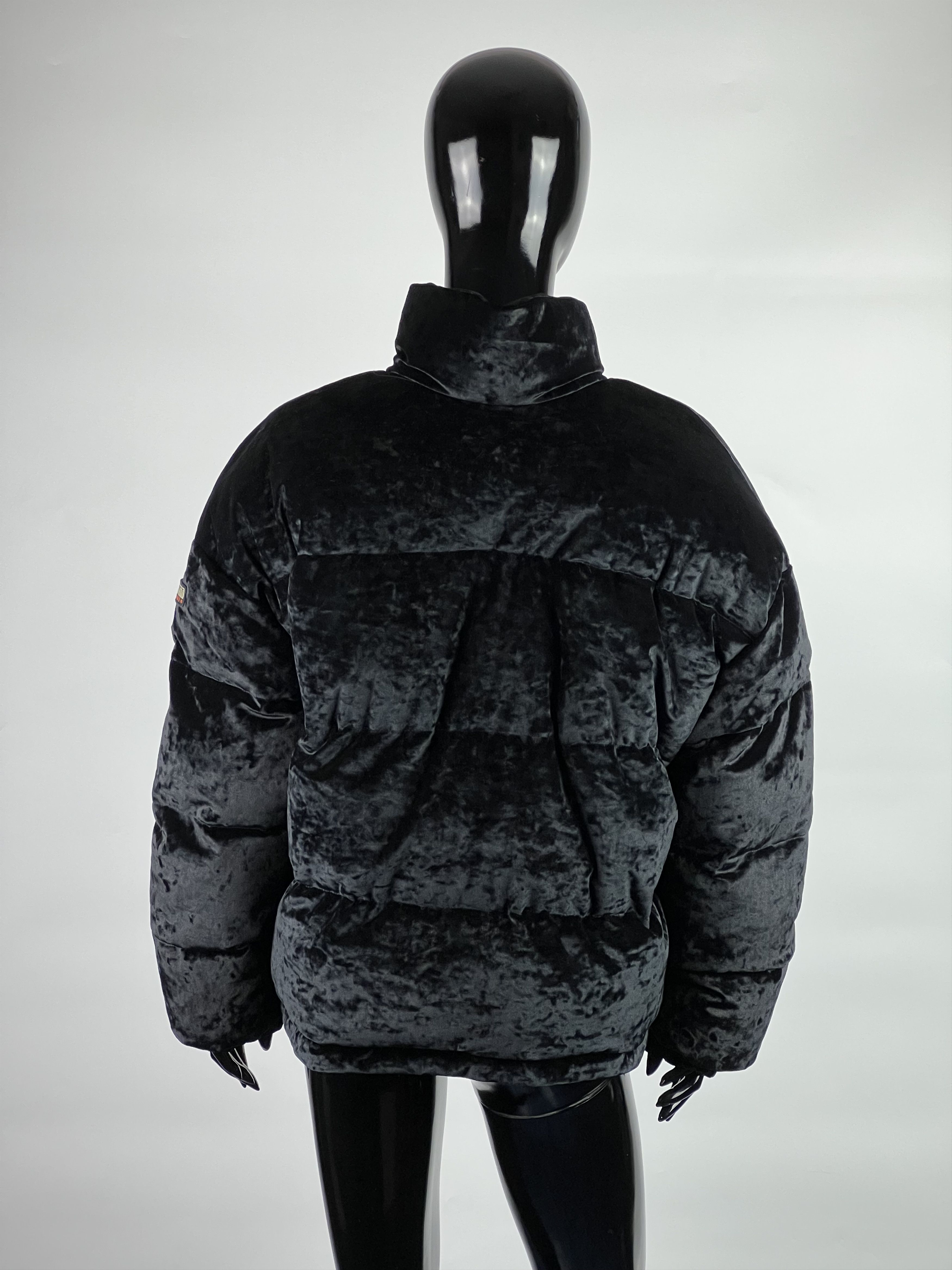 Napapijri NWT Napapijri Women's Black Velour Winter Jacket Size M Size M / US 6-8 / IT 42-44 - 3 Thumbnail