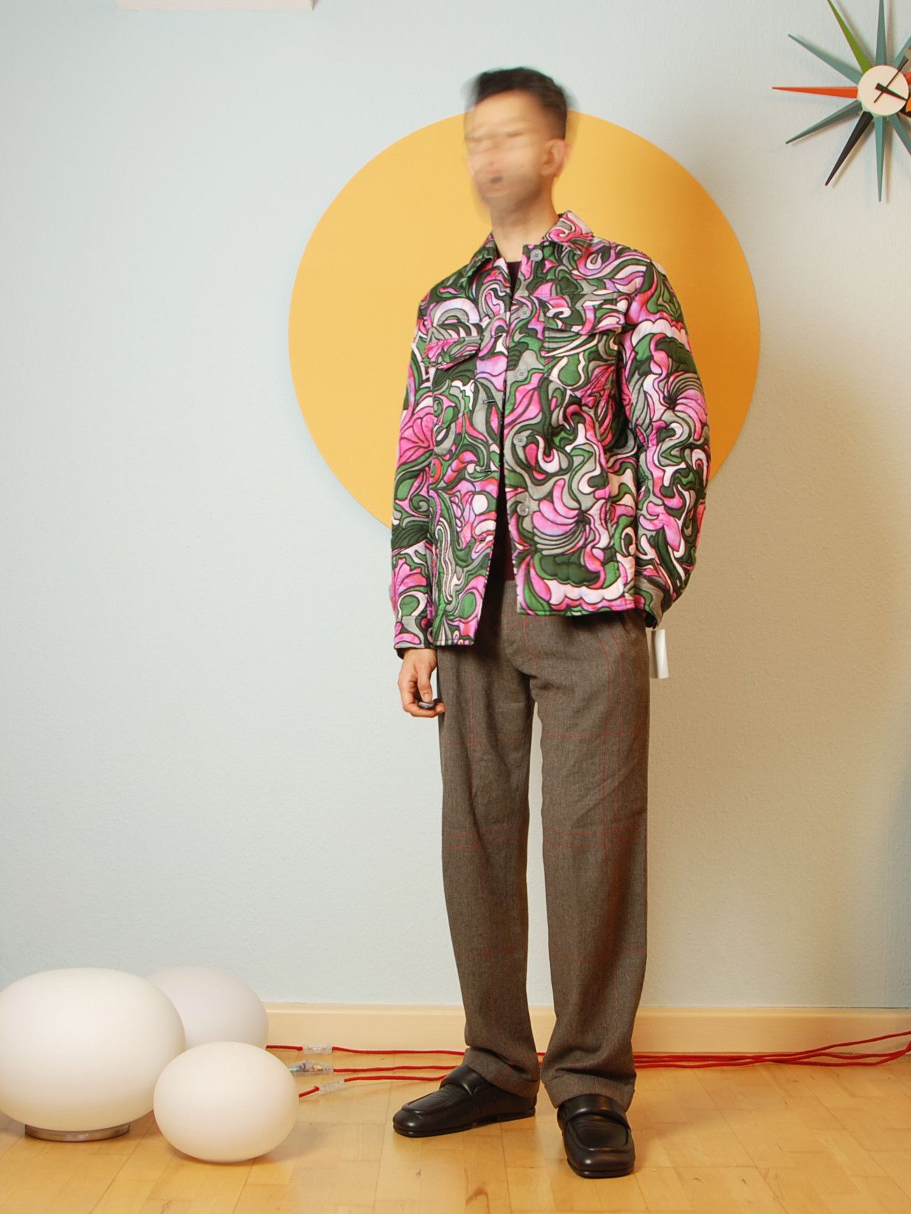 DRIES VAN NOTEN ブラック 弾こ パテッドジャケット M