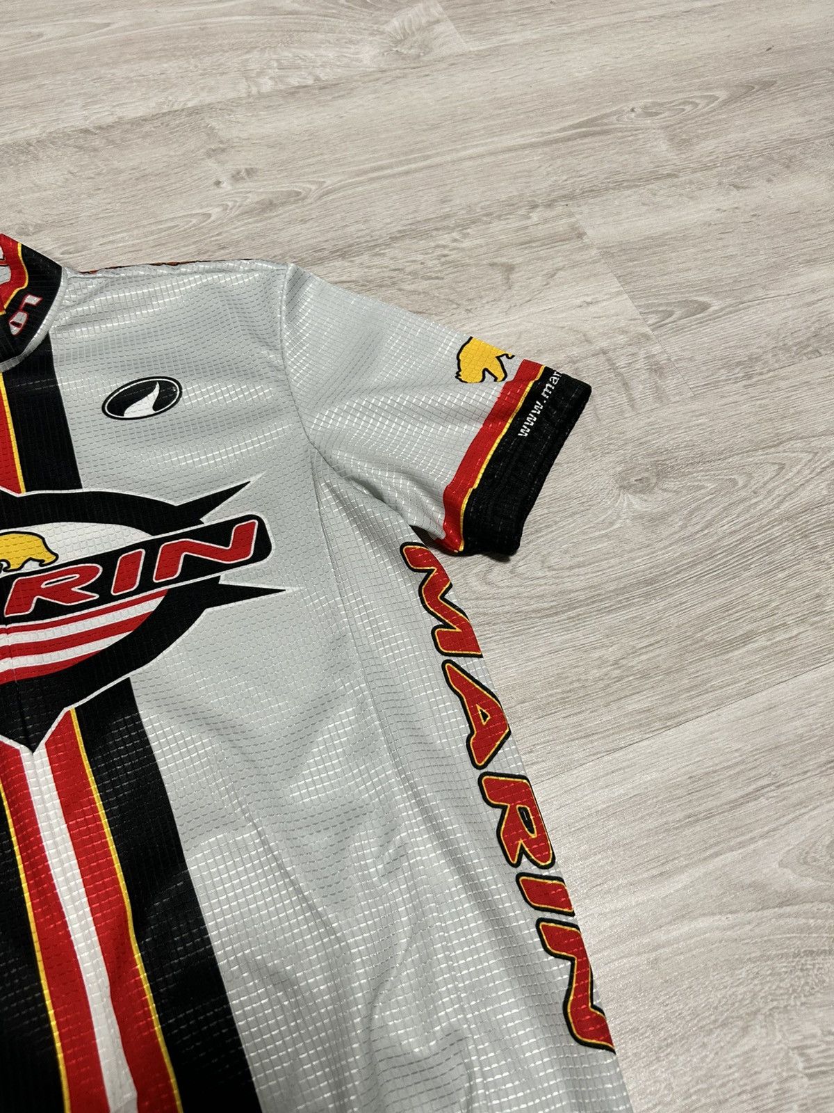 Other 90s MARIN Bikes Cycling Jersey Grey Made In Italy Vintage Size US M / EU 48-50 / 2 - 5 Thumbnail