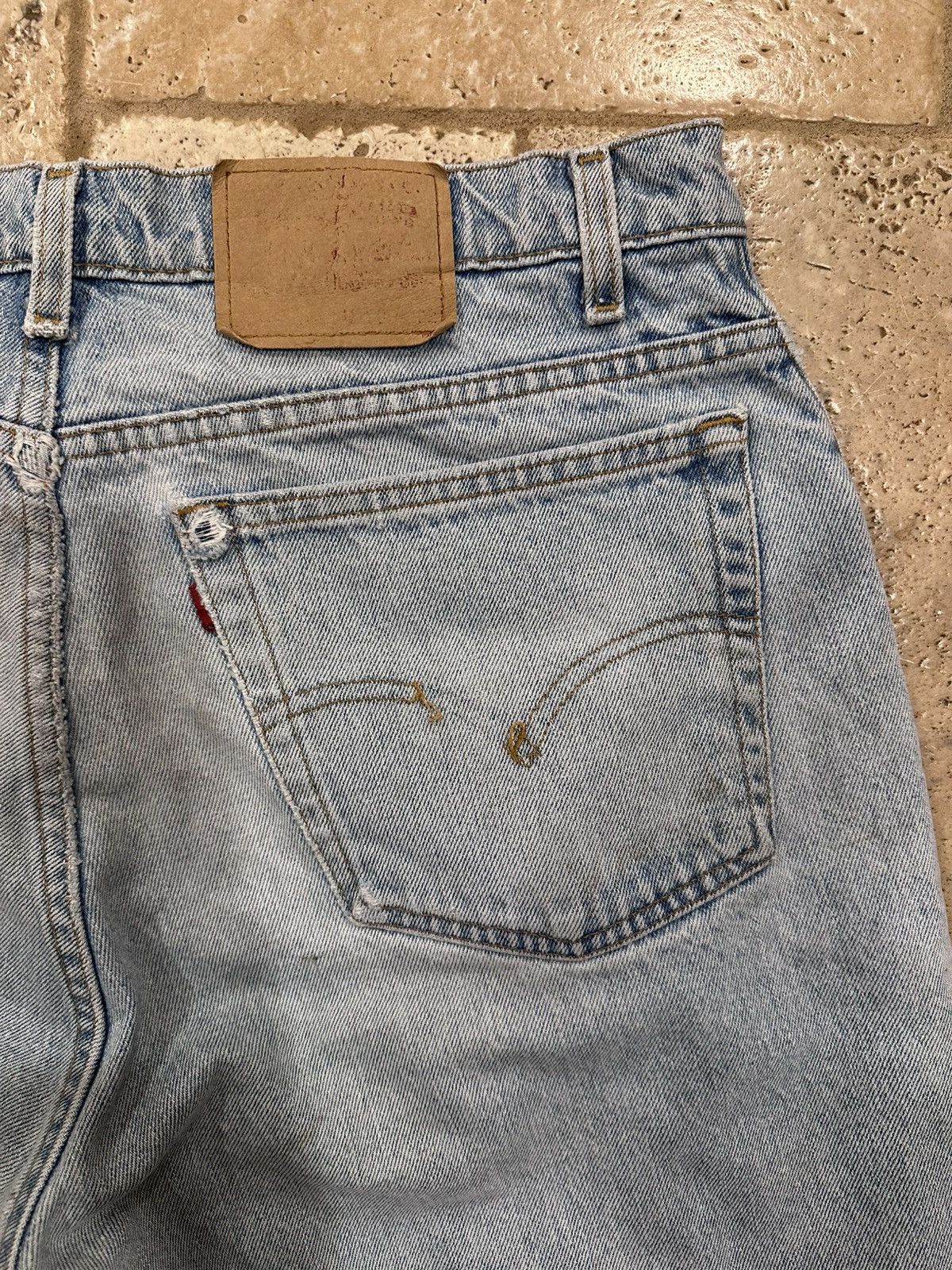 Levi's Vintage Levi’s 506 Blue Distressed Thrashed 90’s Denim Jeans Size US 38 / EU 54 - 10 Thumbnail