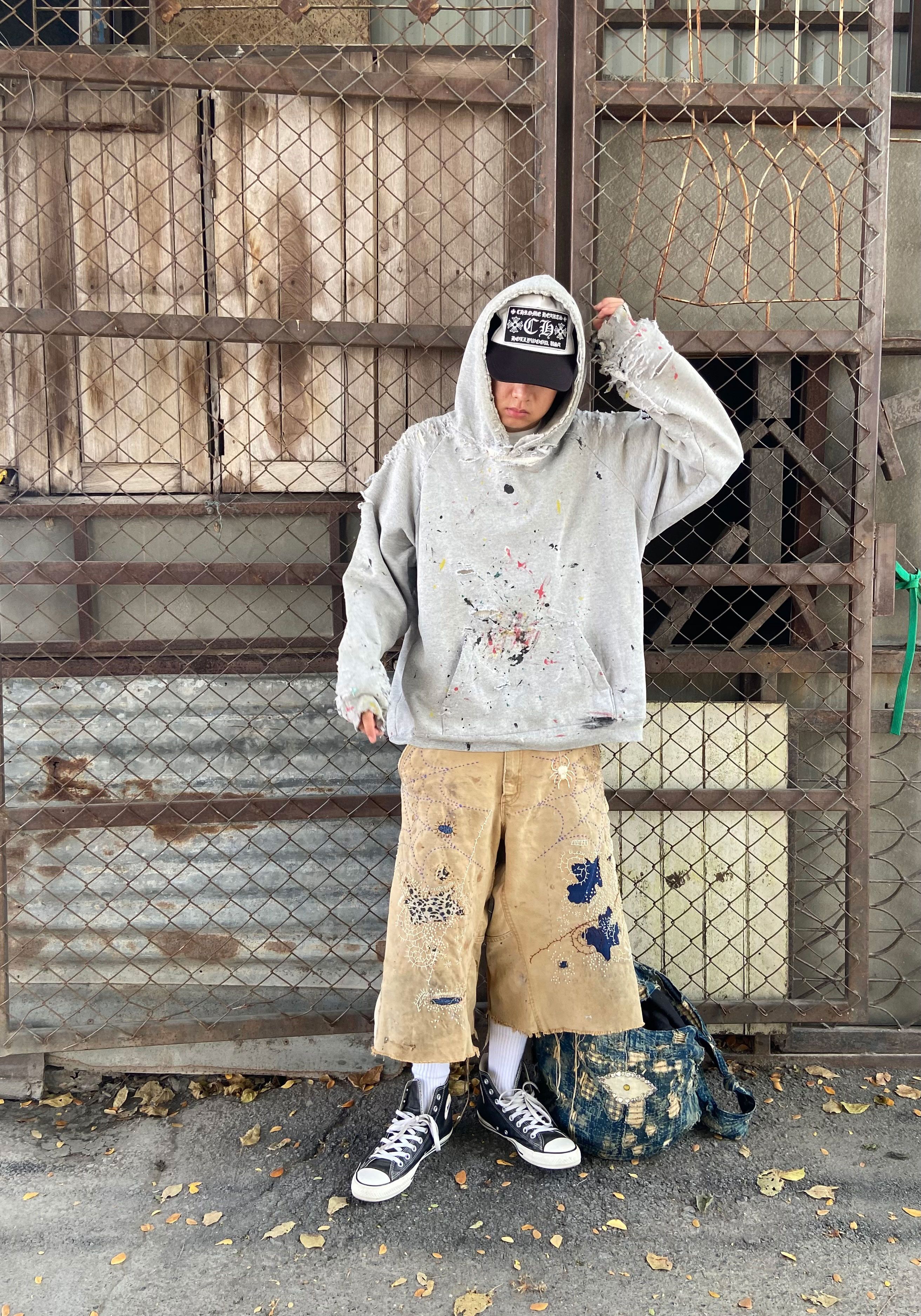 Japanese Brand Boro Patchwork Carhartt Carpenter Size US 33 - 16 Thumbnail