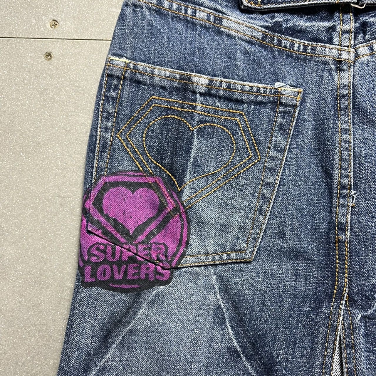 Japanese Brand Super Lovers Japanese Brand Denim Skirt Size 29" - 12 Thumbnail
