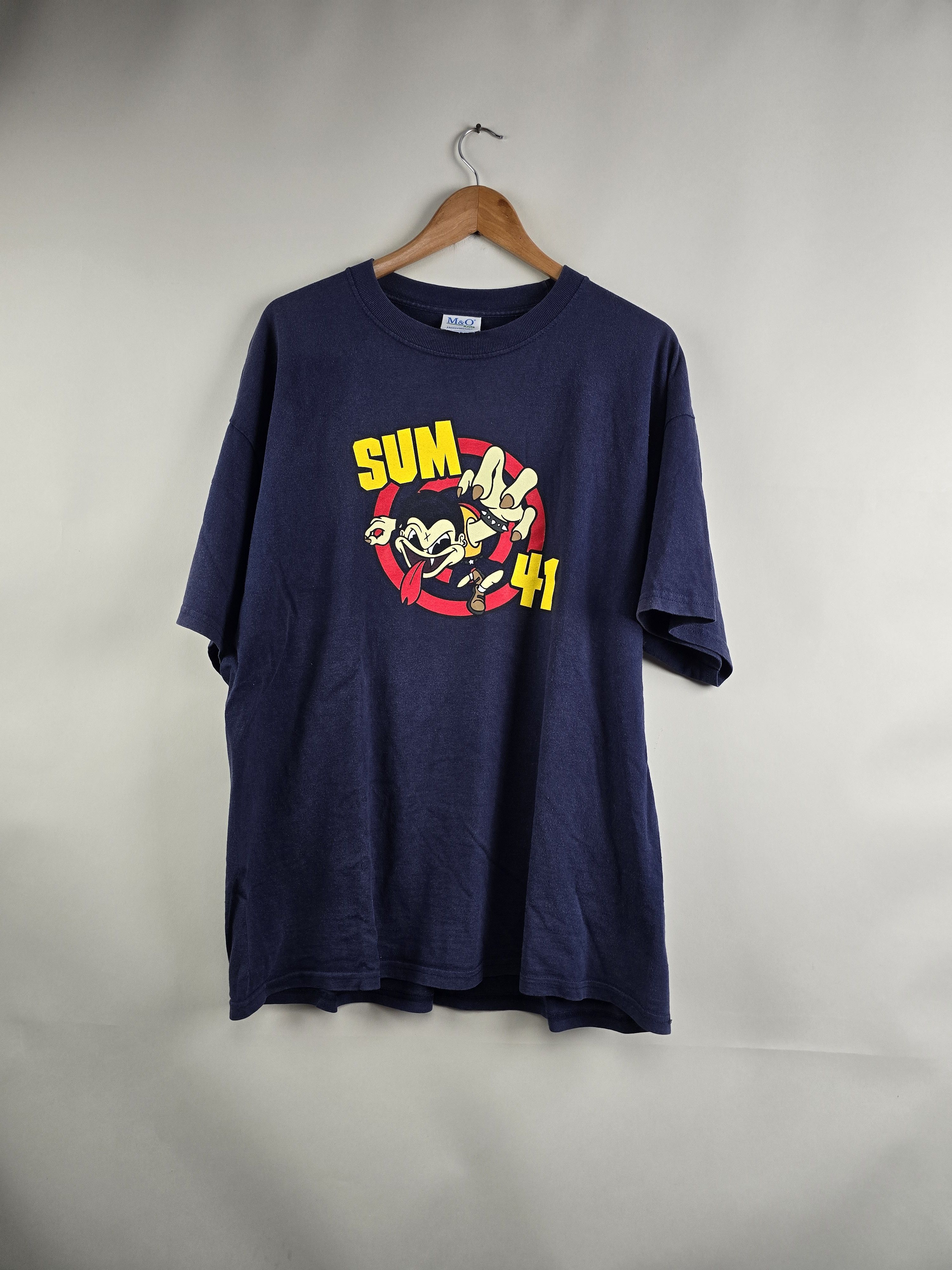 Band Tees × Vintage 2000 Sum 41 XL 23.5" 30" Size US XL / EU 56 / 4 - 7 Thumbnail