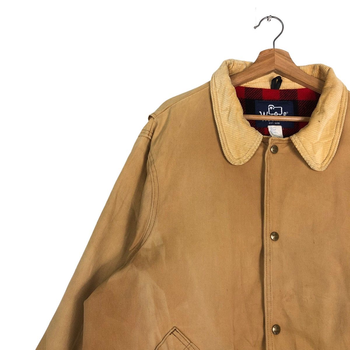 Vintage 🔥VINTAGE 60’s CHORE JACKET WOOLRICH USA BLANKET LINING Size US XL / EU 56 / 4 - 8 Thumbnail