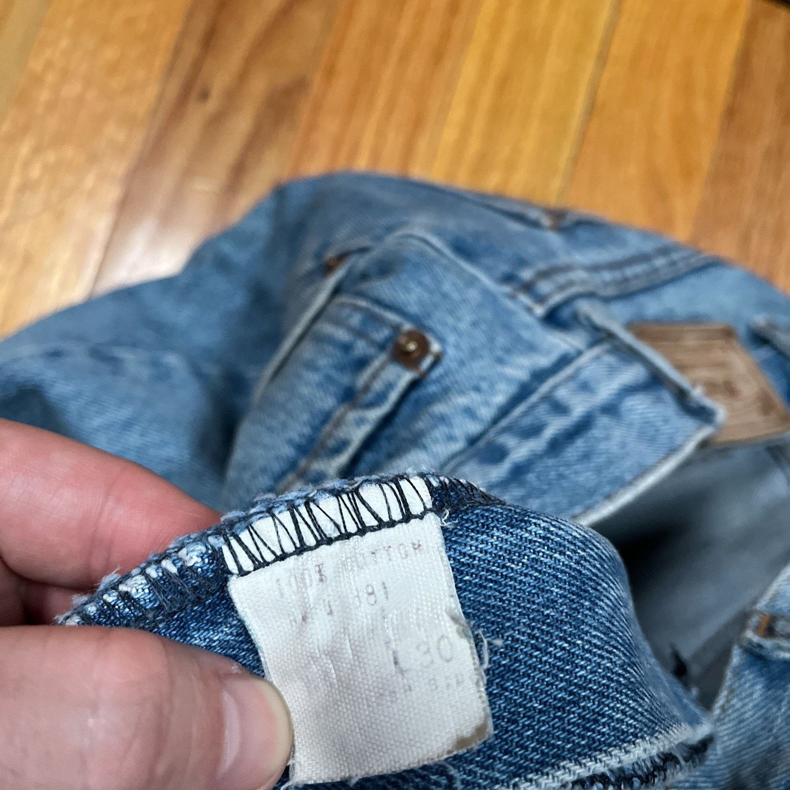 Polo Ralph Lauren VTG Polo Ralph Lauren 80s 90s Made in USA Jeans 38x29 Blue Size US 38 / EU 54 - 10 Thumbnail