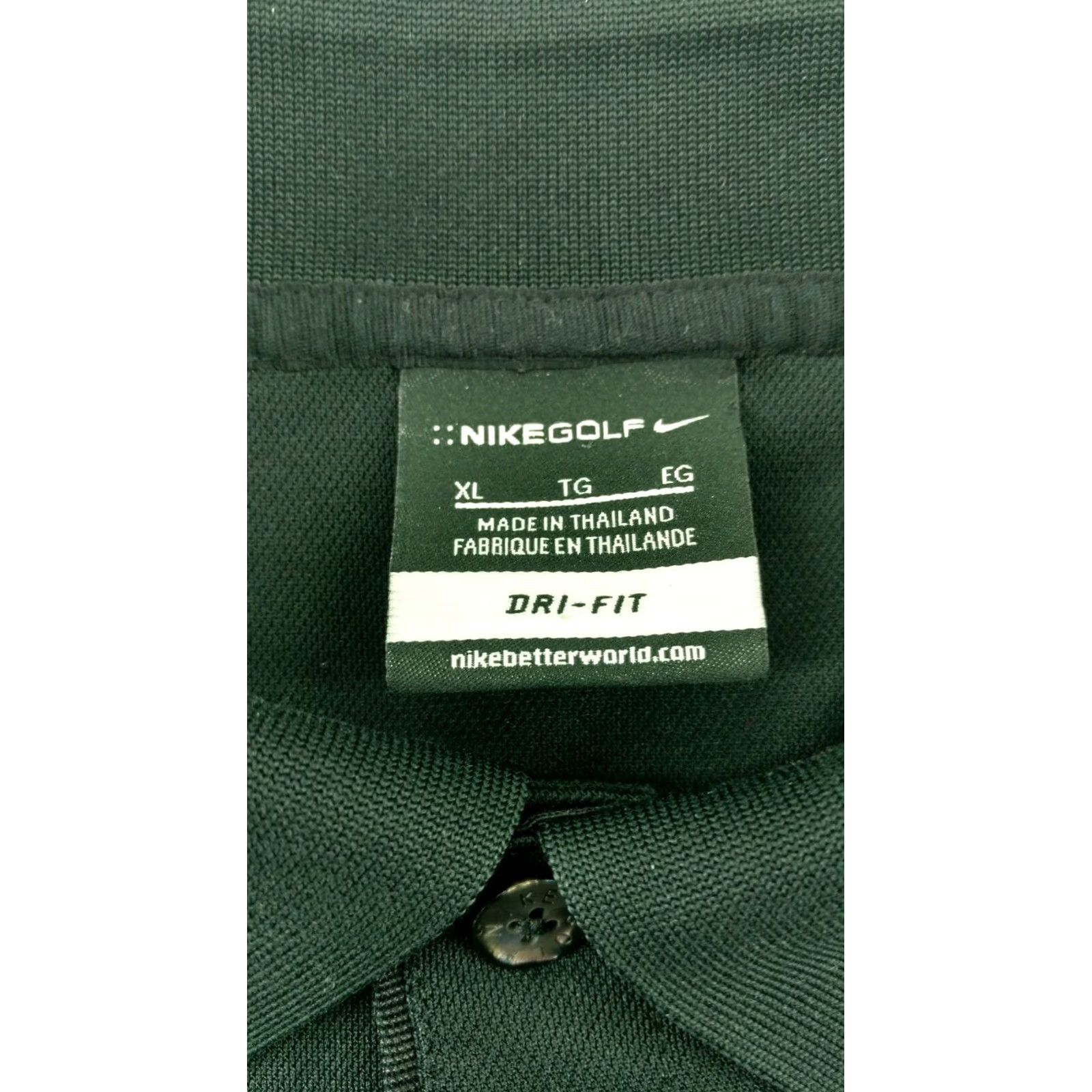 Nike Nike Golf Polo Shirt (XL) Dri-Fit Halvoline Black Short Sleeve Men’s Shirt Size US XL / EU 56 / 4 - 7 Thumbnail