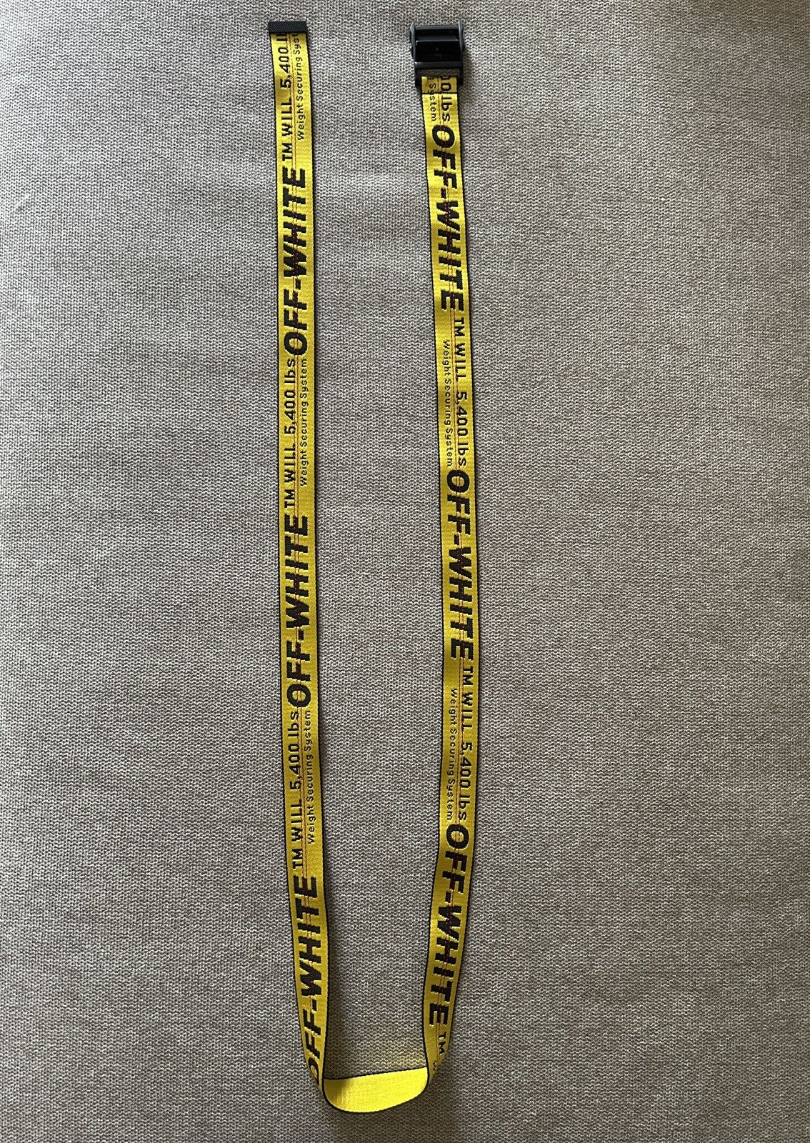 Off-White Off-white Industrial Belt Yellow-Black Size ONE SIZE - 2 Thumbnail
