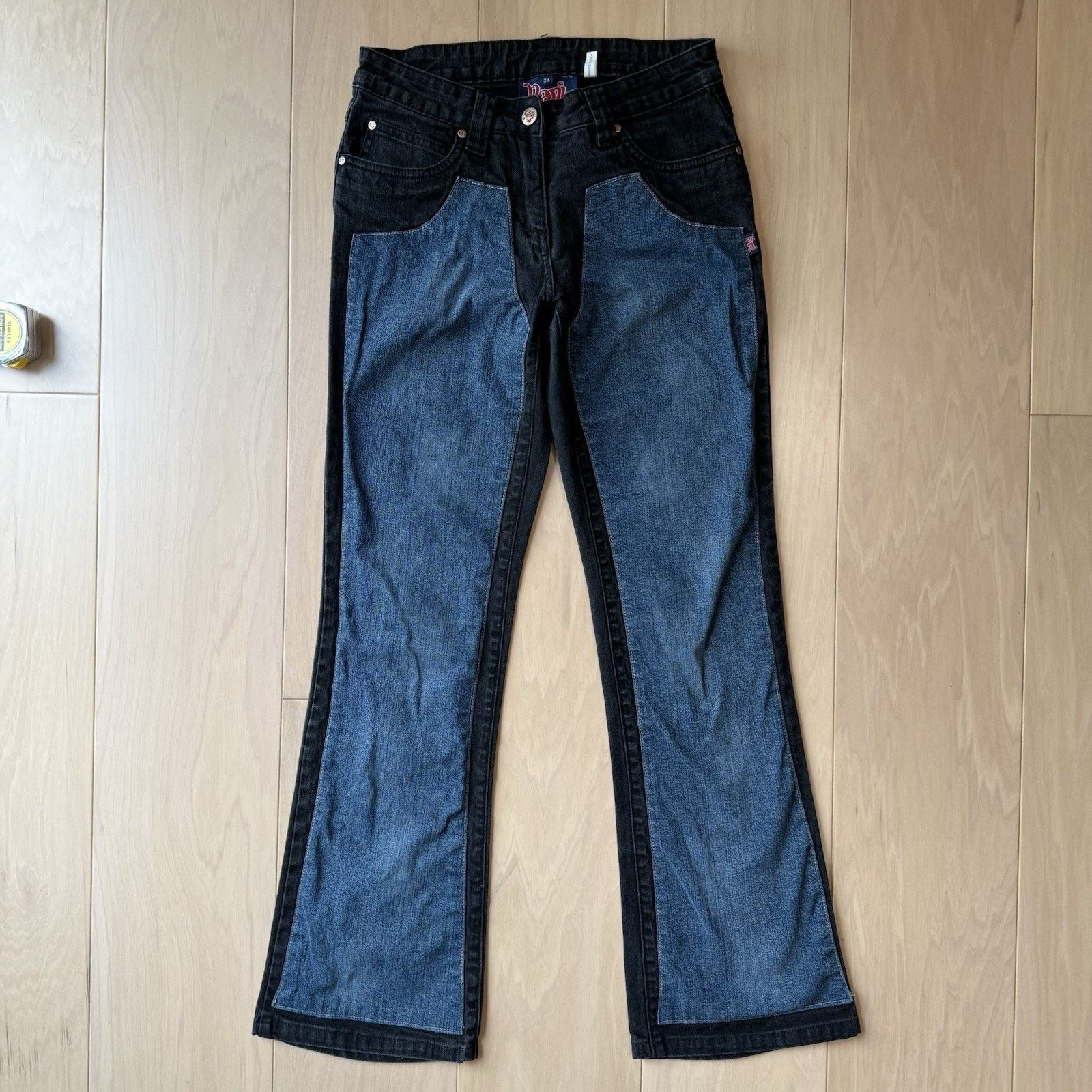 Karl Kani Vintage Karl Kani Jeans Women's 27 Blue Black Double Knee Size 27" / US 4 / IT 40 - 2 Thumbnail