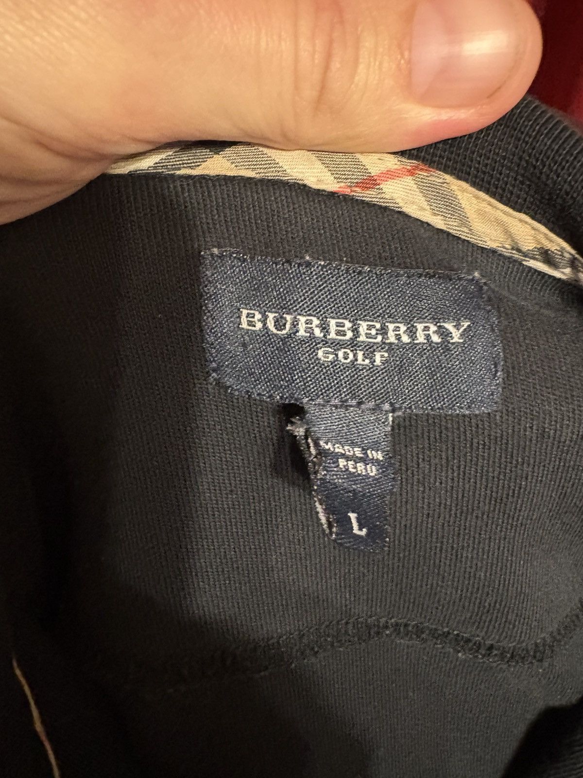 Burberry Burberry Golf Sweater Quarter Zip Pullover Sportswear Size US L / EU 52-54 / 3 - 8 Thumbnail