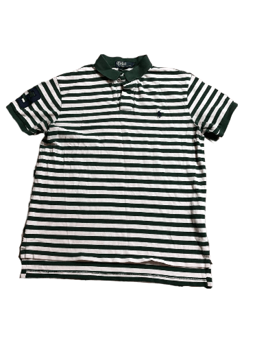 Polo Ralph Lauren Vintage Polo Ralph Lauren Striped Polo Size L Size US L / EU 52-54 / 3 - 1 Thumbnail