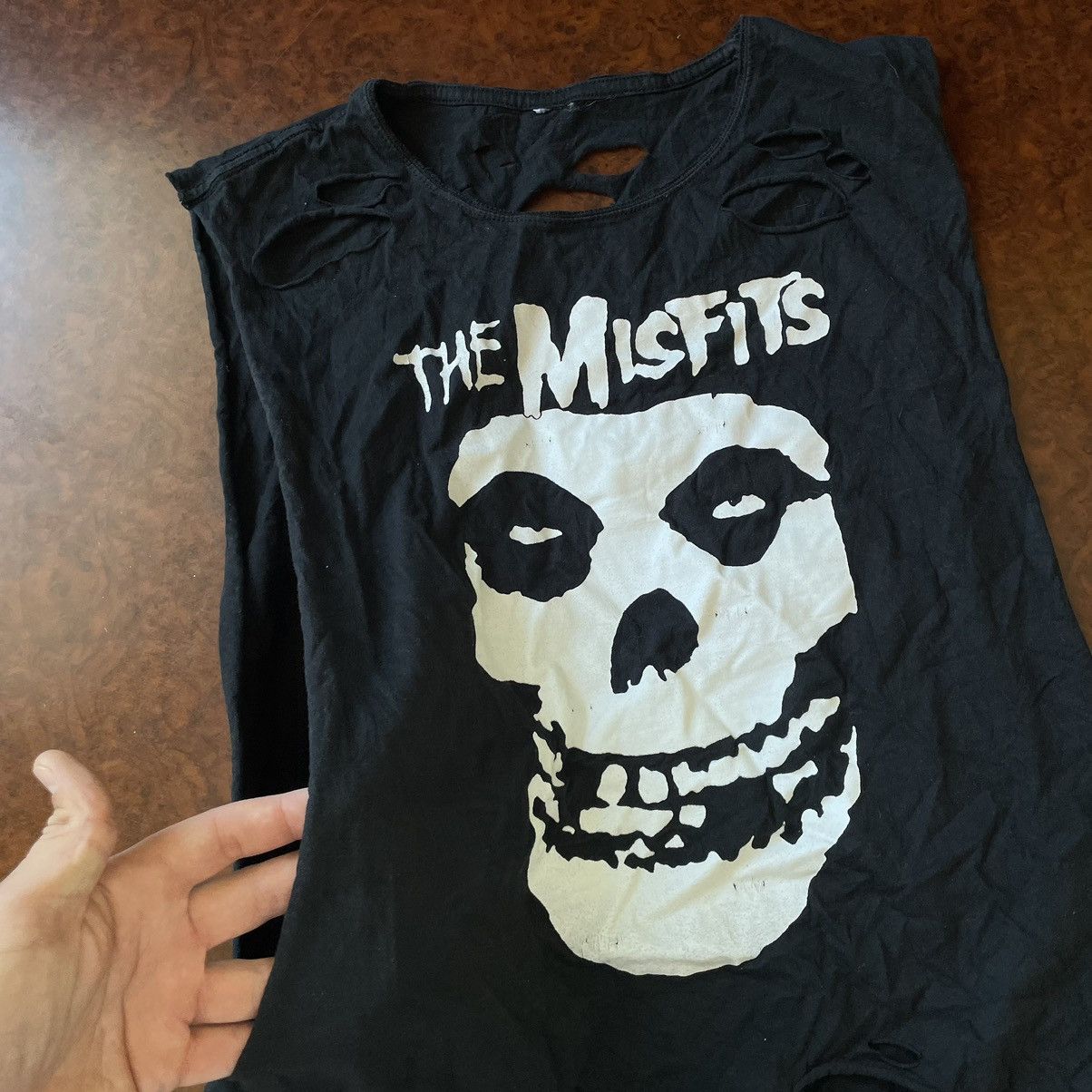Misfits Misfits Tee black shirt trash distressed punk vintage rock Size US M / EU 48-50 / 2 - 3 Thumbnail