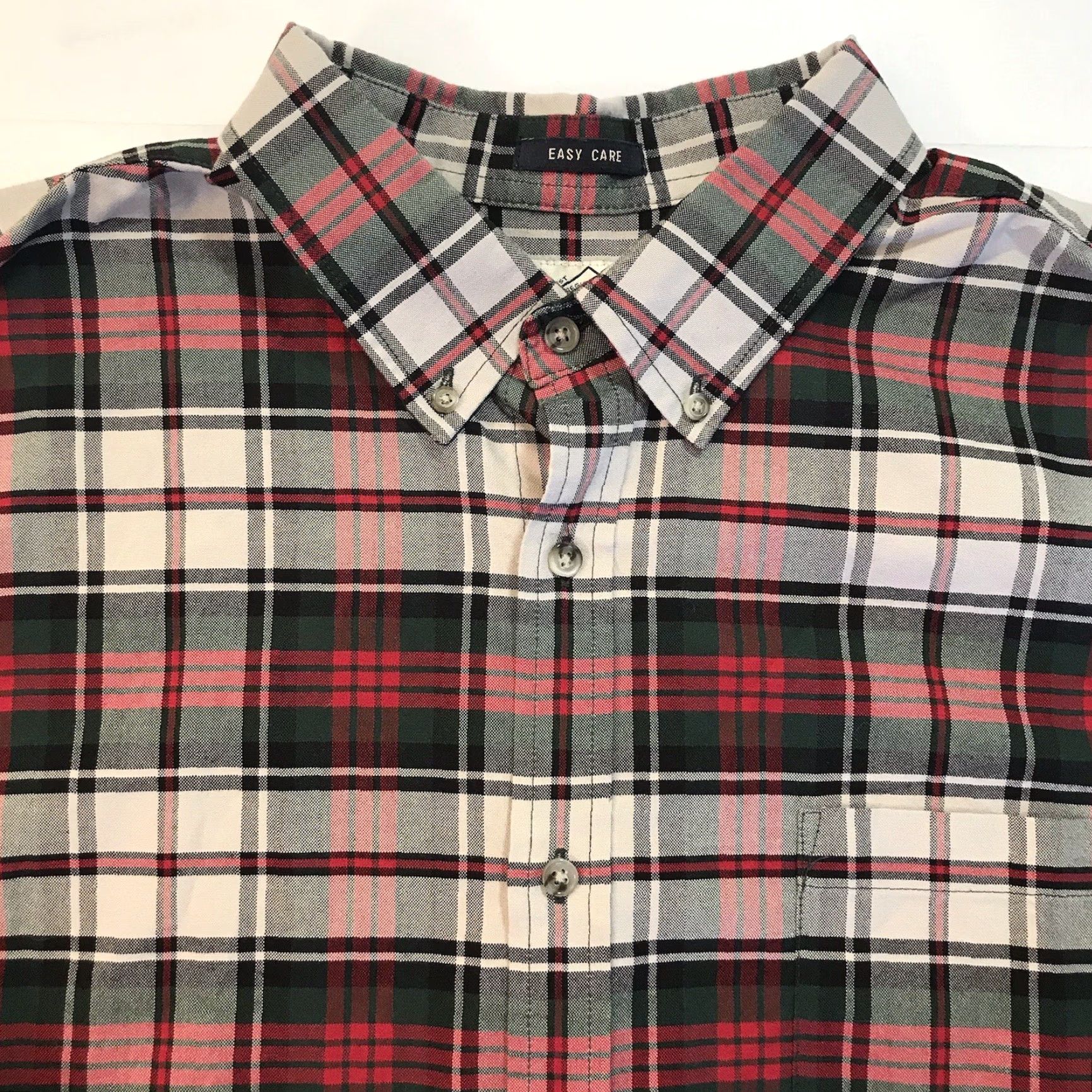 Vintage St Johns Bay Mens Plaid Button Up Shirt Sz XXL Casual Buffalo Long Teacher Dress Size US XXL / EU 58 / 5 - 2 Thumbnail