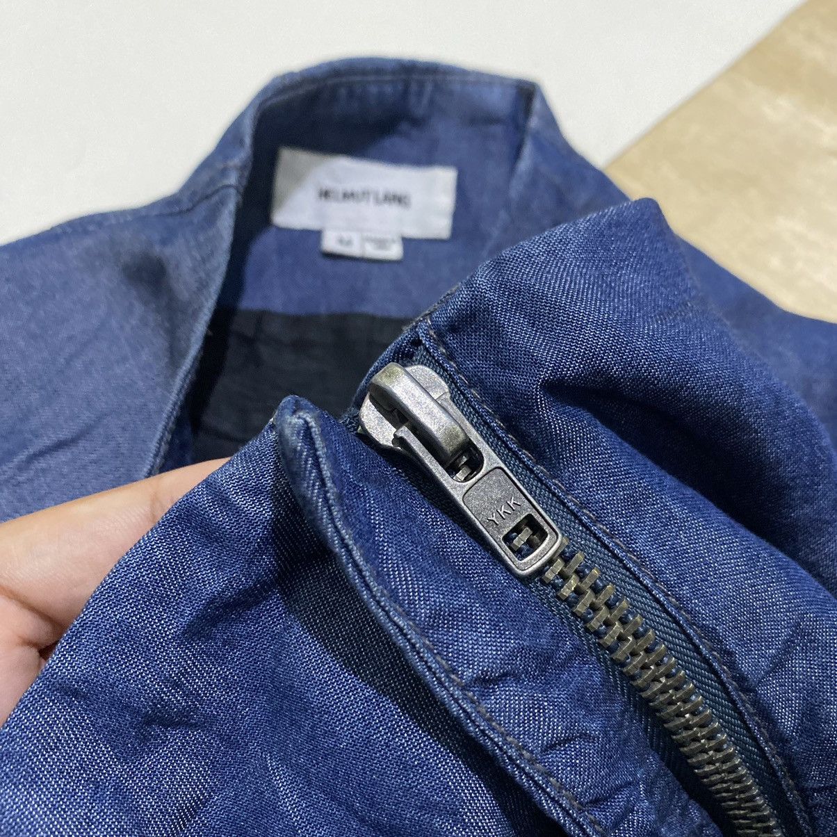 Helmut Lang Helmut lang silky denim moto jacket Size M / US 6-8 / IT 42-44 - 6 Thumbnail