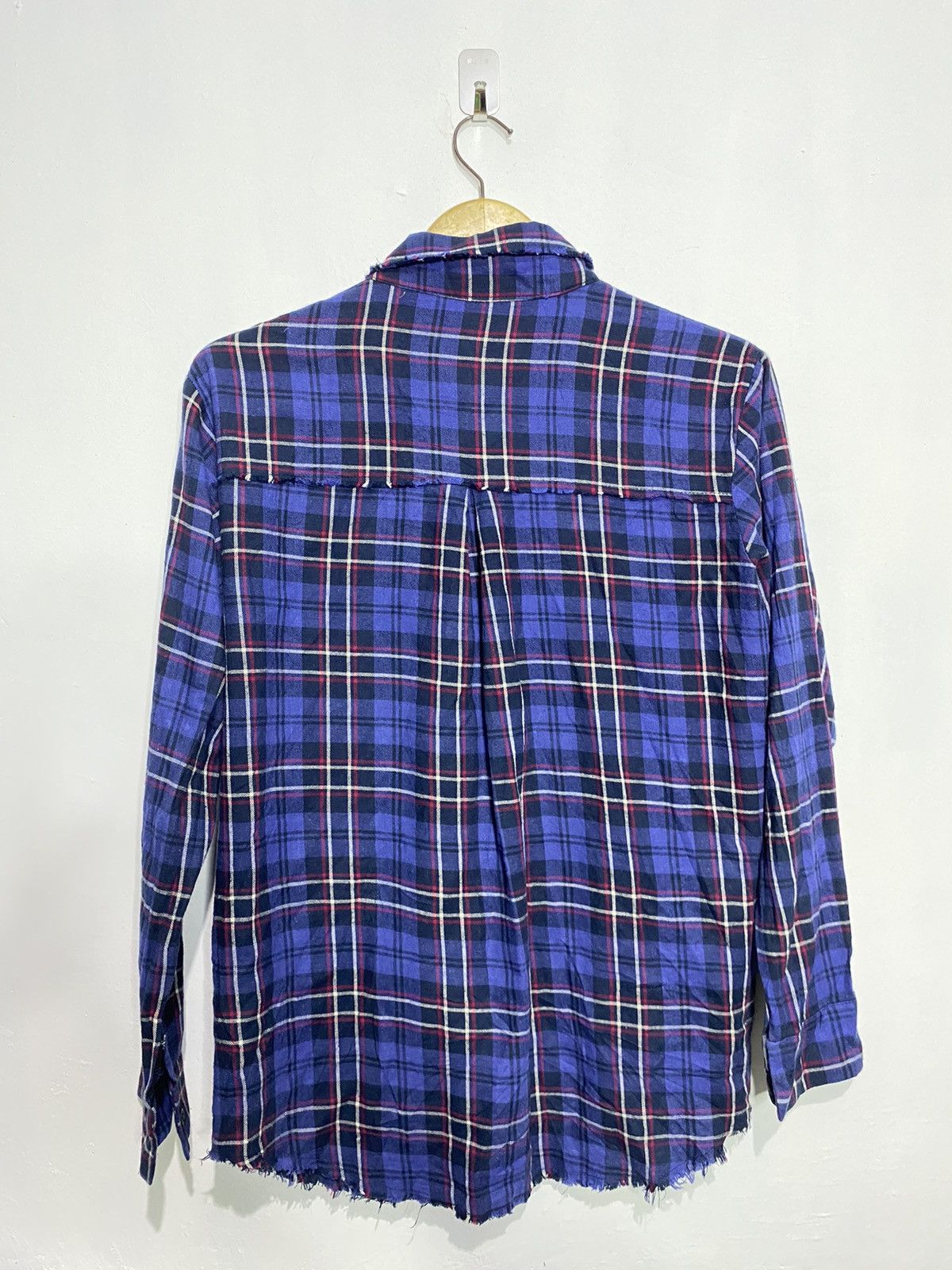 If Six Was Nine × Japanese Brand × Le Grande Bleu (L.G.B.) Echoparty london studed distressed flanel button shirts Size US M / EU 48-50 / 2 - 3 Thumbnail