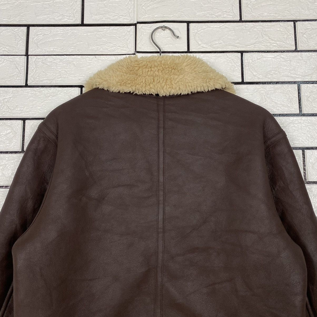 Japanese Brand 🔥VTG SOFT LEATHER JACKET SHEARLING BLANKET GU ISSEY MIYAKE Size US L / EU 52-54 / 3 - 9 Thumbnail