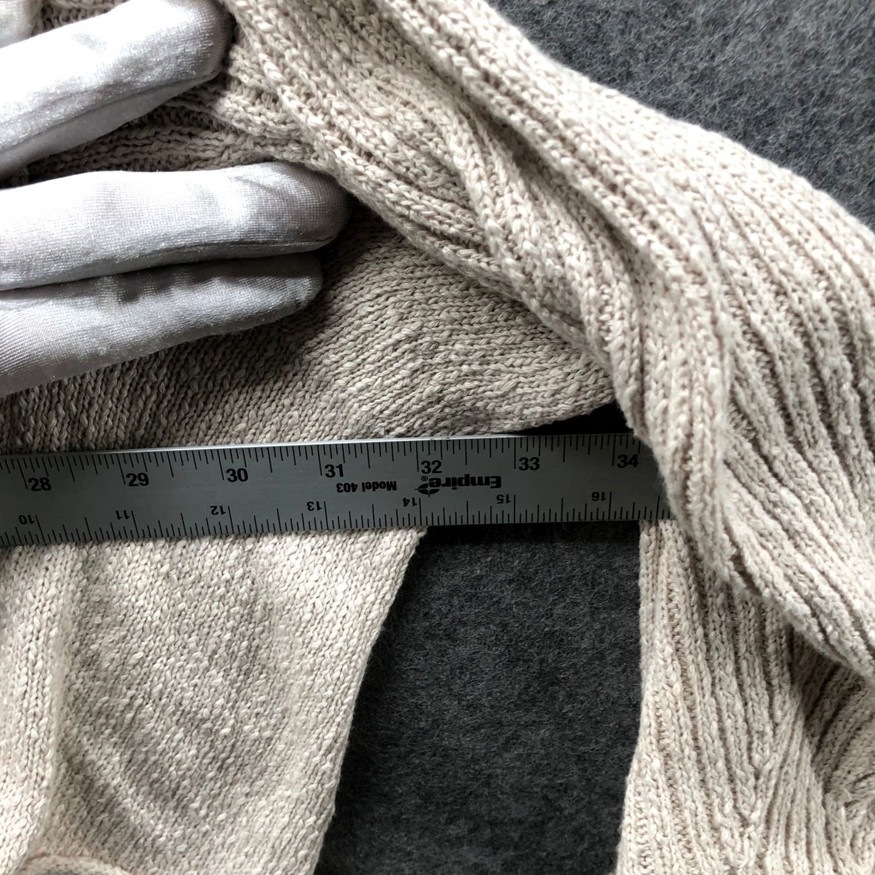 Bdg BDG Urban Outfitters Cardigan Womens S Beige Oversized Cropped Textured Slouchy Size S / US 4 / IT 40 - 7 Thumbnail