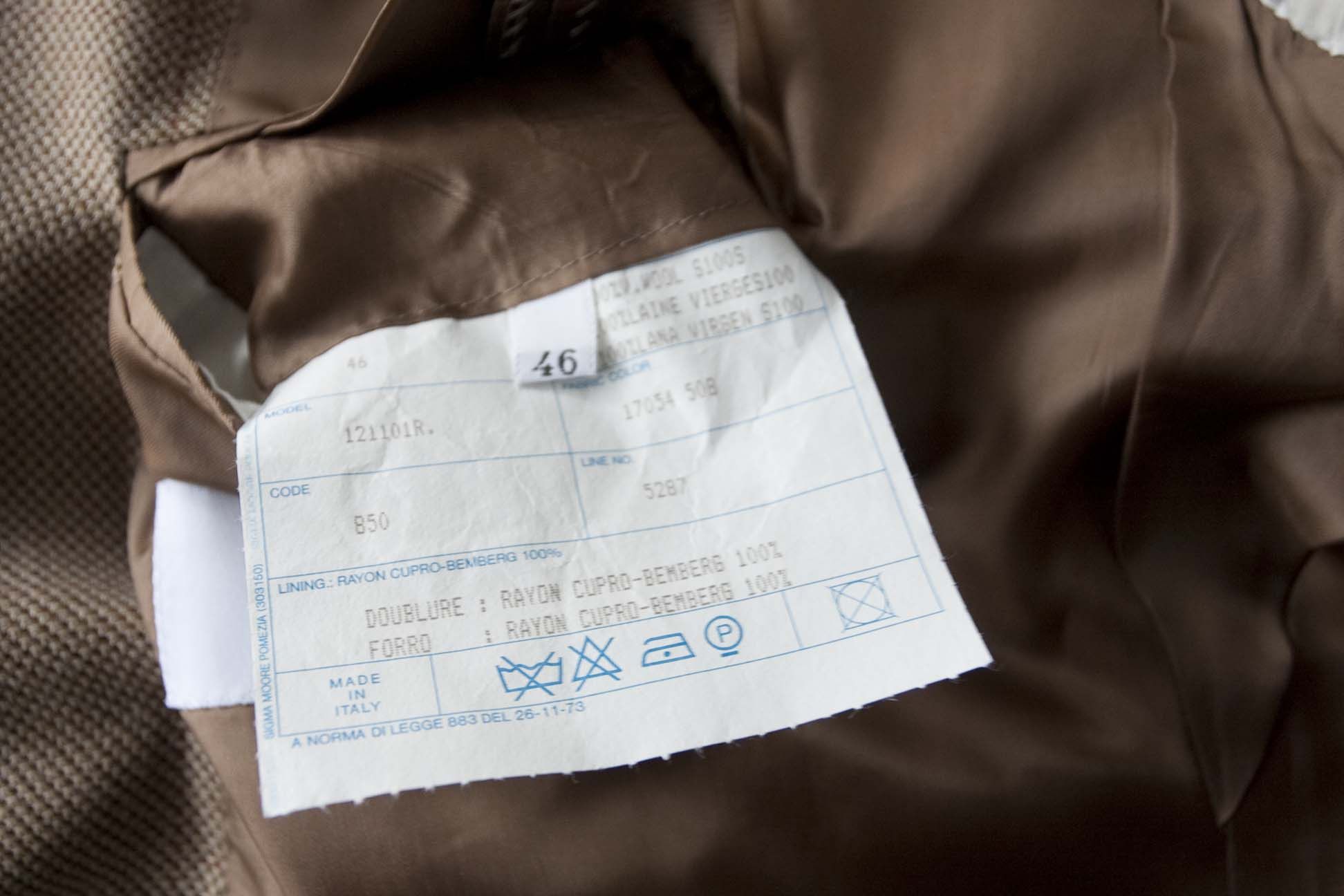 Zanella Zanella Jacket Sport Coat Size 46 Wool Brown Size 46R - 4 Thumbnail