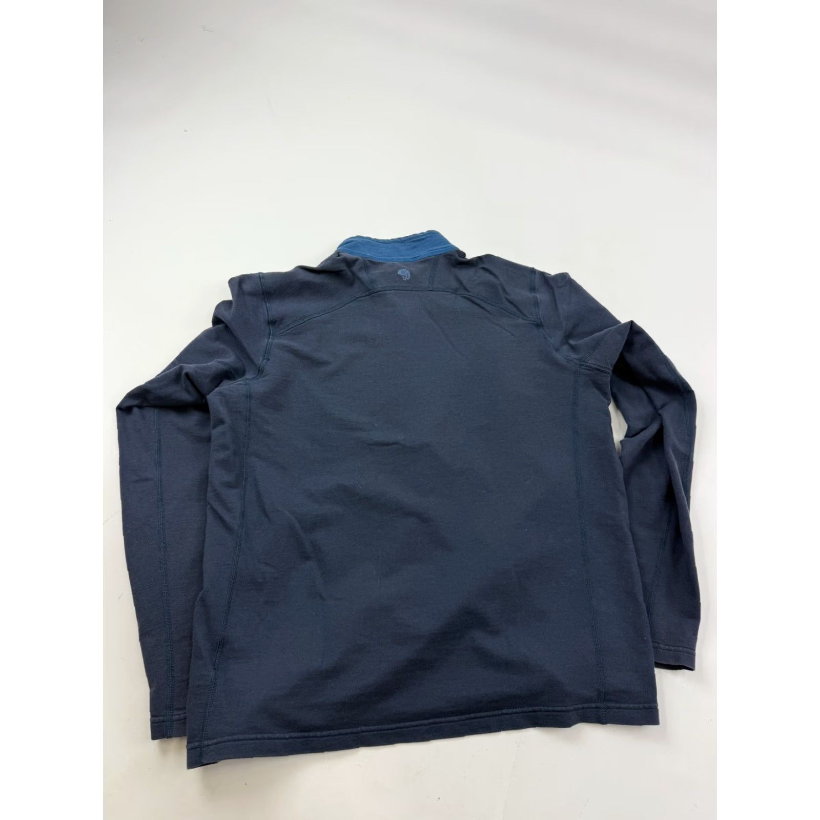 Mountain Hardwear Mountain Hardwear Pullover Mens M Blue 1/4 Zip Long Sleeve Pocket Top Shirt Size US M / EU 48-50 / 2 - 7 Thumbnail