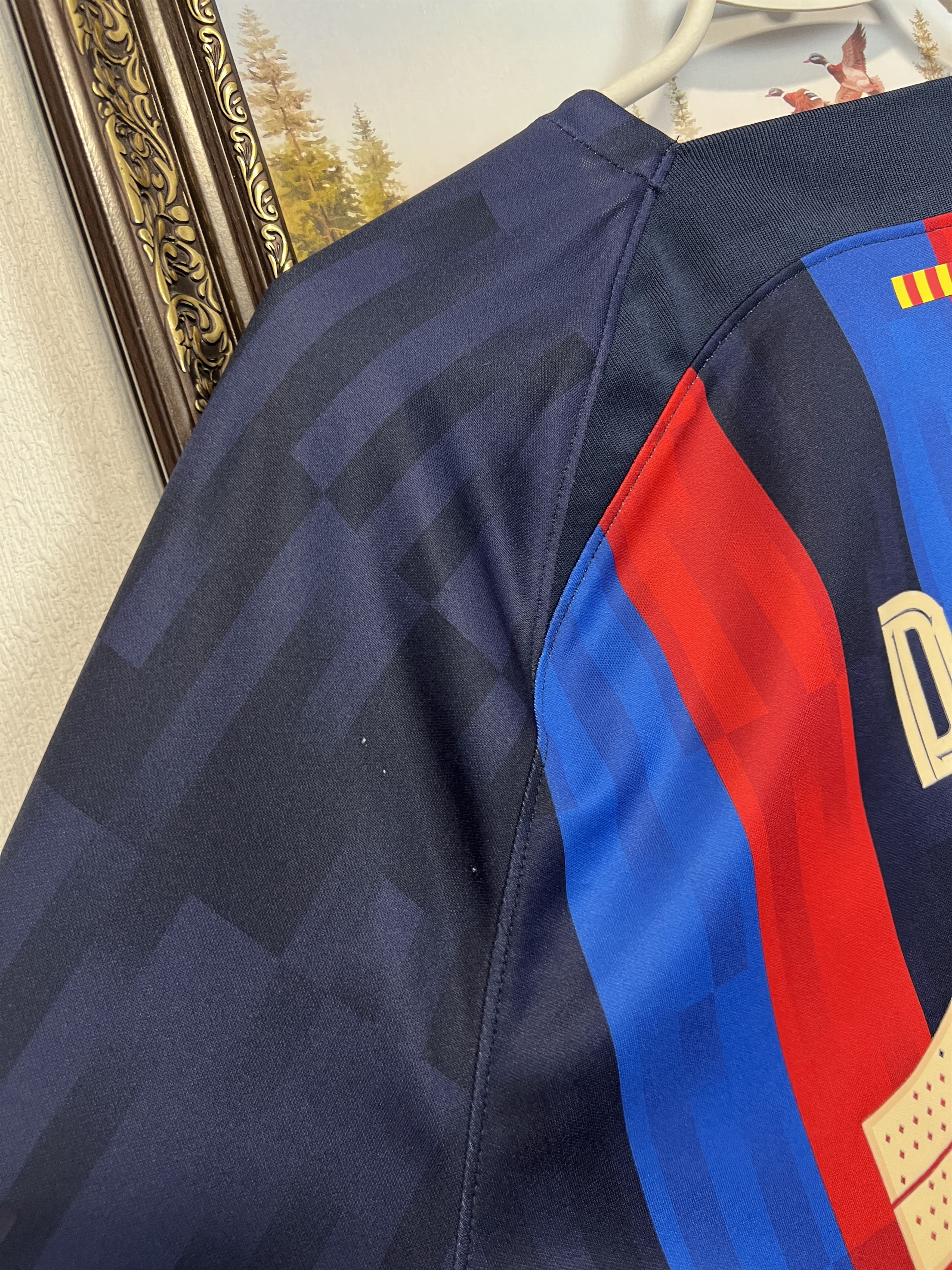 Nike Barcelona Handball Shirt Player #10 Mem Camiseta Jersey Size US XXL / EU 58 / 5 - 11 Thumbnail