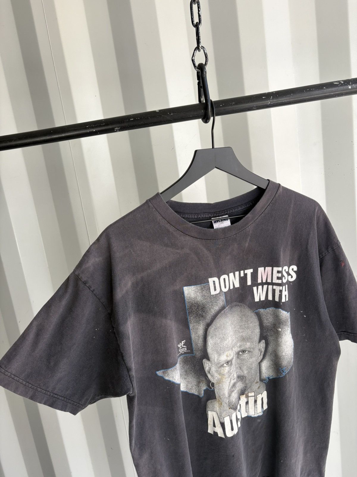 Vintage Thrashed Steve Austin Faded Distressed Shirt GRUNGE Band WWF Size US XL / EU 56 / 4 - 5 Thumbnail