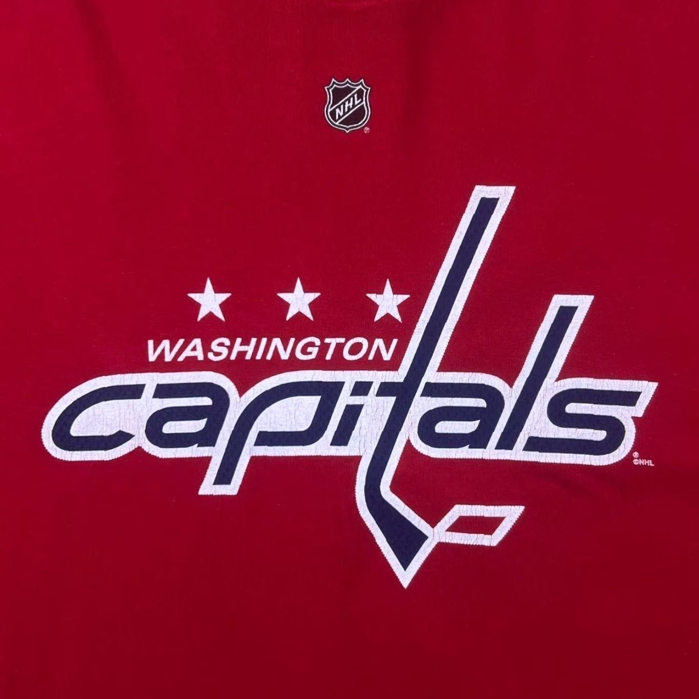 Reebok Reebok NHL Washington Capitals Semin 28 Ice Hockey Graphic Red T-Shirt XL Mens Size US XL / EU 56 / 4 - 4 Thumbnail