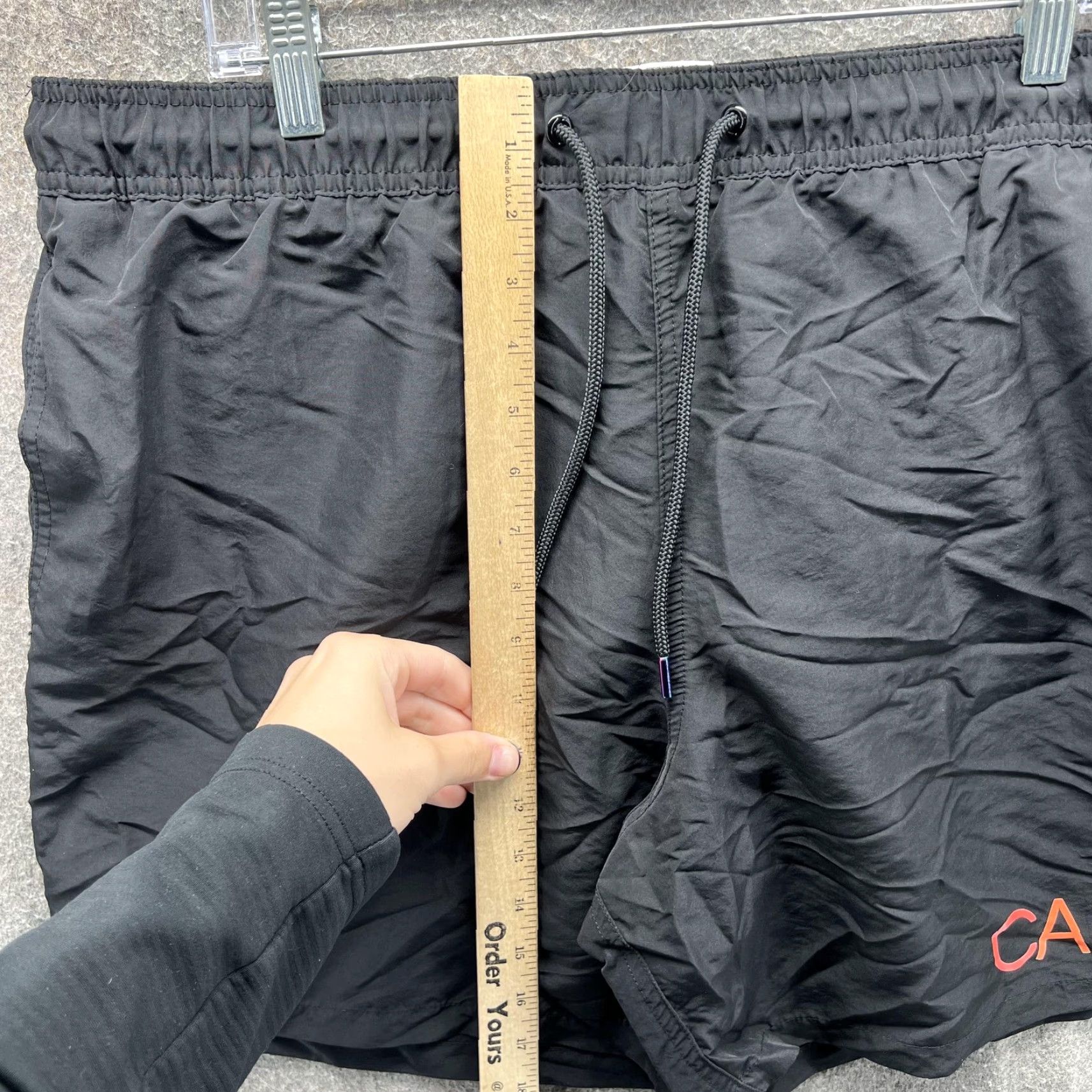 Calvin Klein Calvin Klein Swim Trunks Shorts Mens XXL Black Rainbow Pride Logo Drawstring Size US 39 - 4 Thumbnail