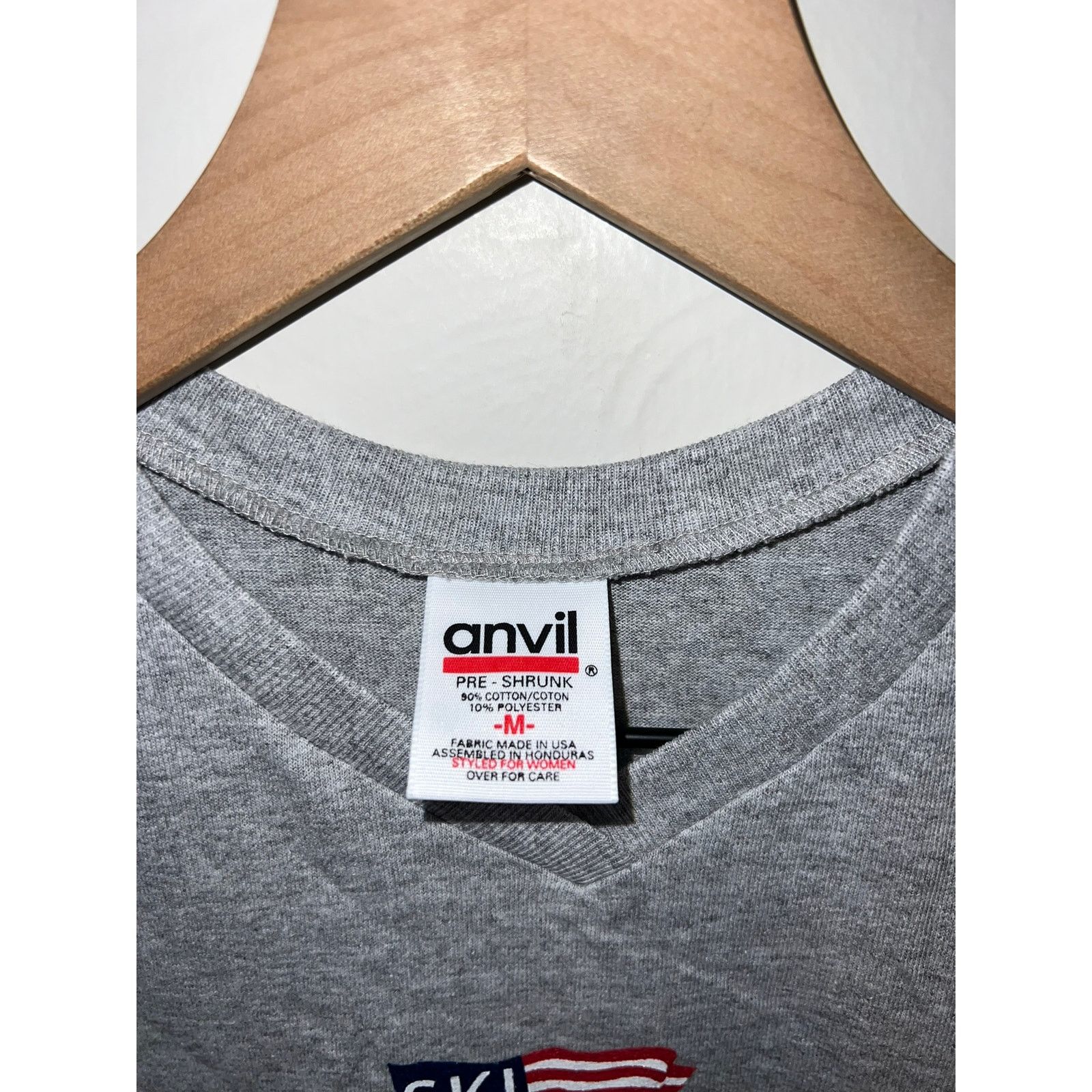 Anvil Women's Steamboat 2000 Ski Skiing Gray CO Top Shirt Women M Size M / US 6-8 / IT 42-44 - 4 Thumbnail
