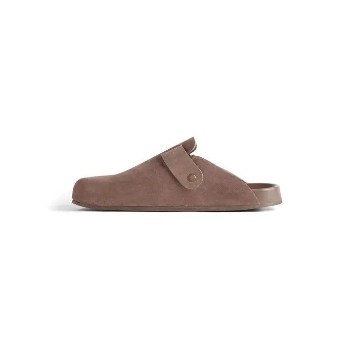 Balenciaga o1s1wg110326 Sunday Mules in Brown Size US 12 / EU 45 - 4 Thumbnail