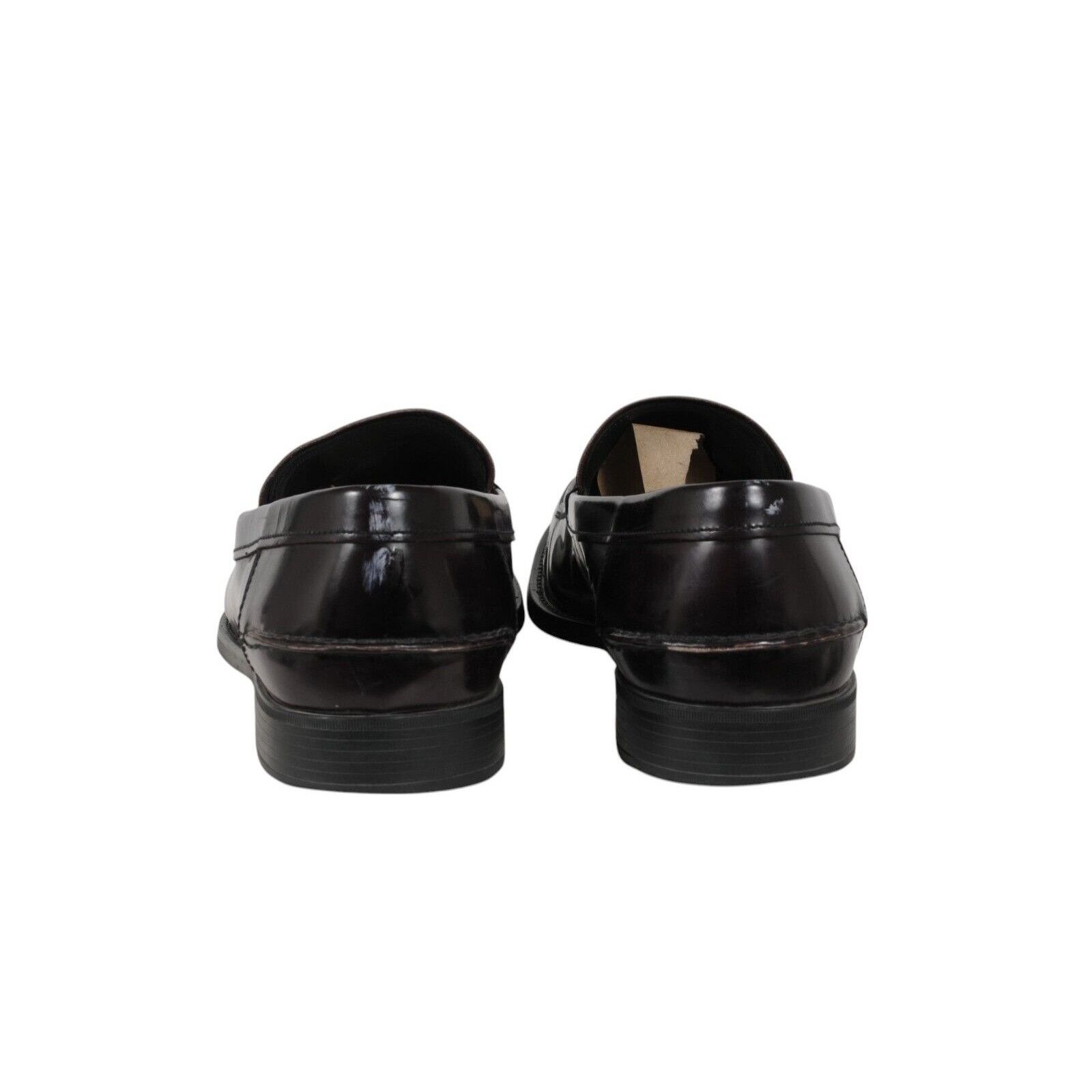 Prada Tassel Loafers Burgundy Red Leather - 02491 Size US 9.5 / EU 42-43 - 6 Thumbnail
