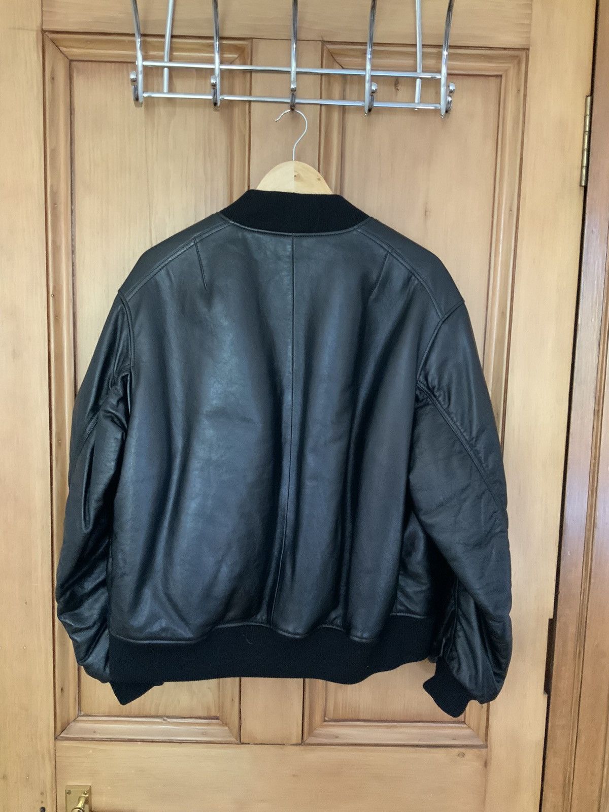 Prada Prada Leather Bomber Jacket Size US M / EU 48-50 / 2 - 6 Thumbnail