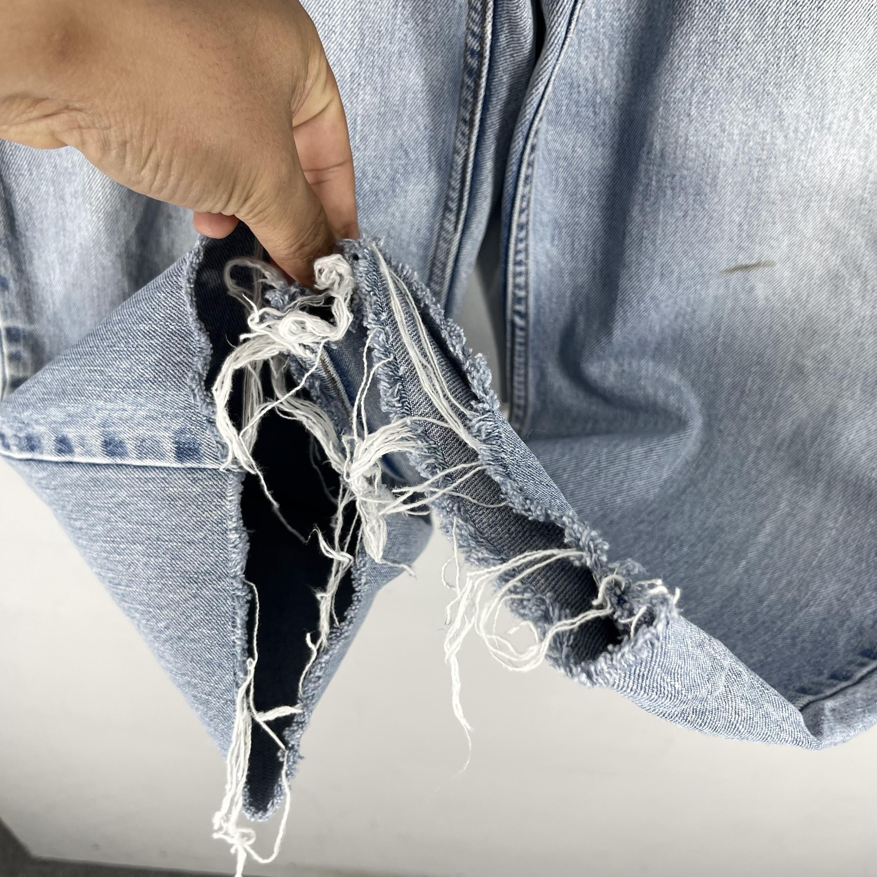 Jean × Levi's Size 34 Vintage Levis Relaxed Fit Distressed Jeans Size US 34 / EU 50 - 5 Thumbnail